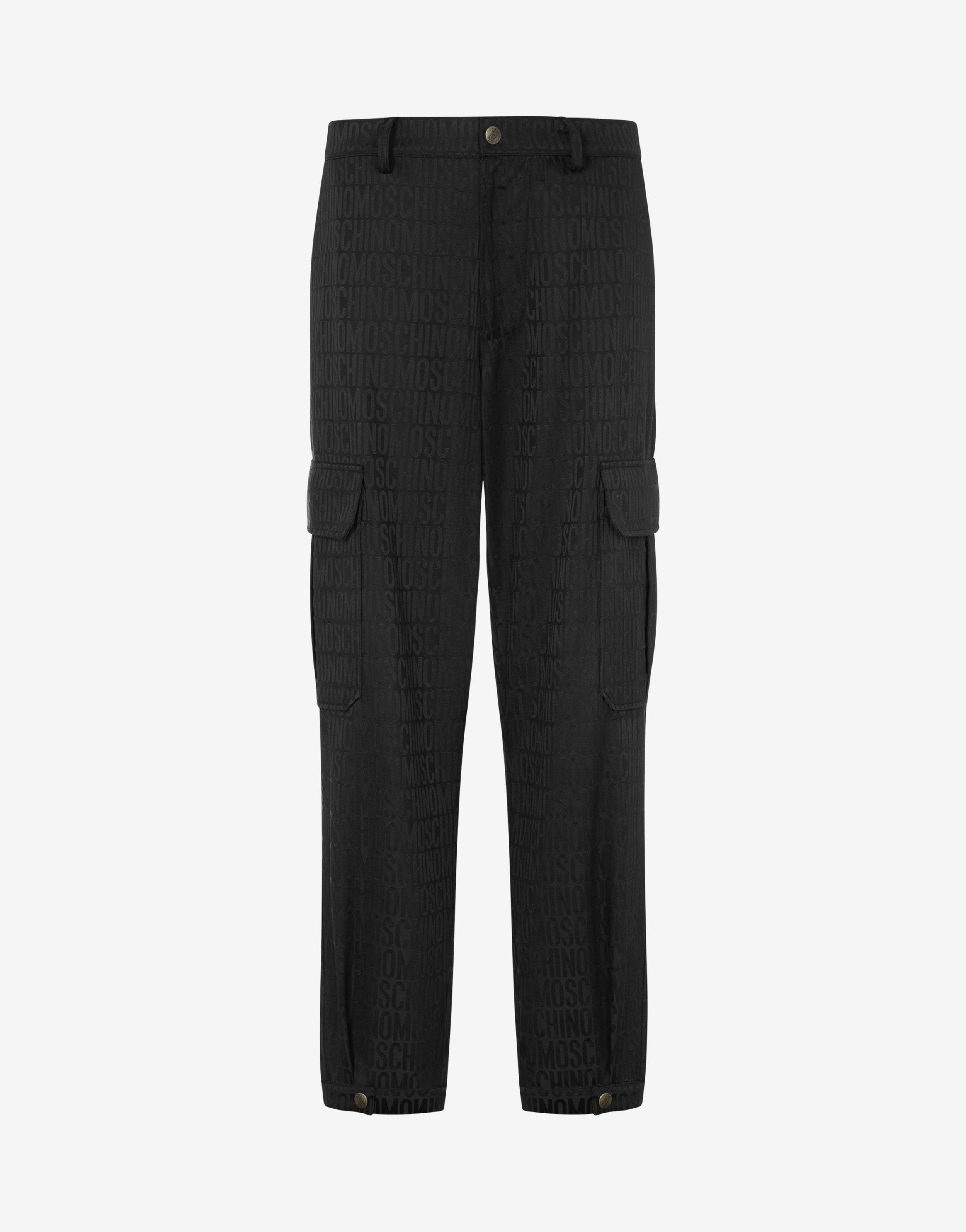 Allover Logo Heavy Nylon Trousers