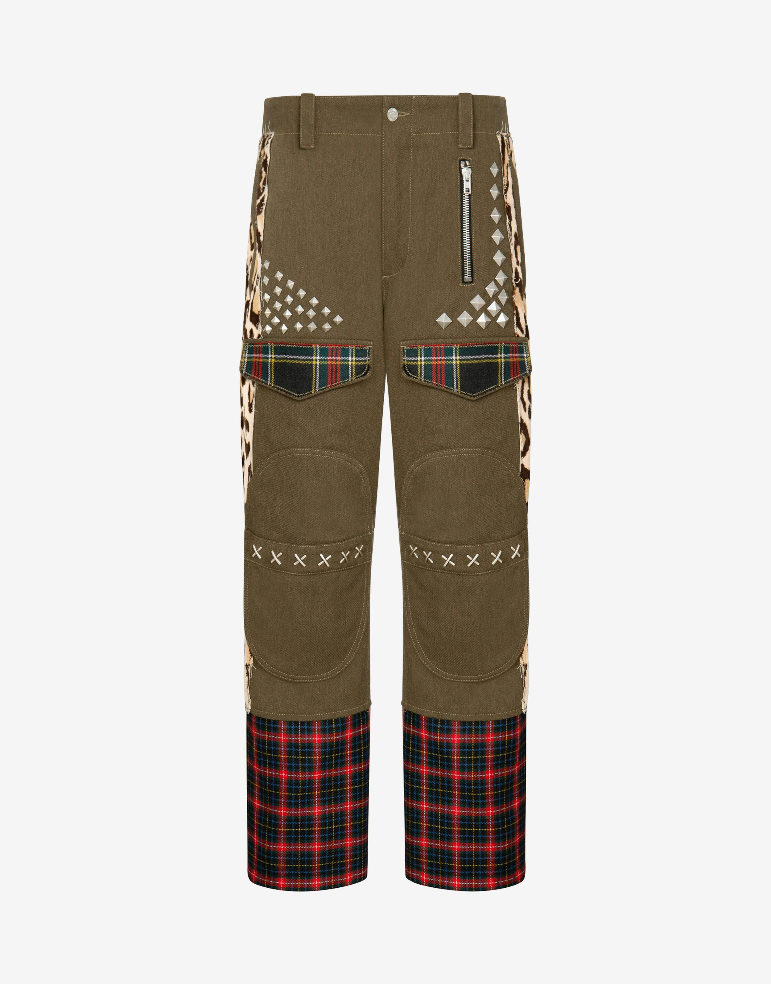Military Patchwork Trousers