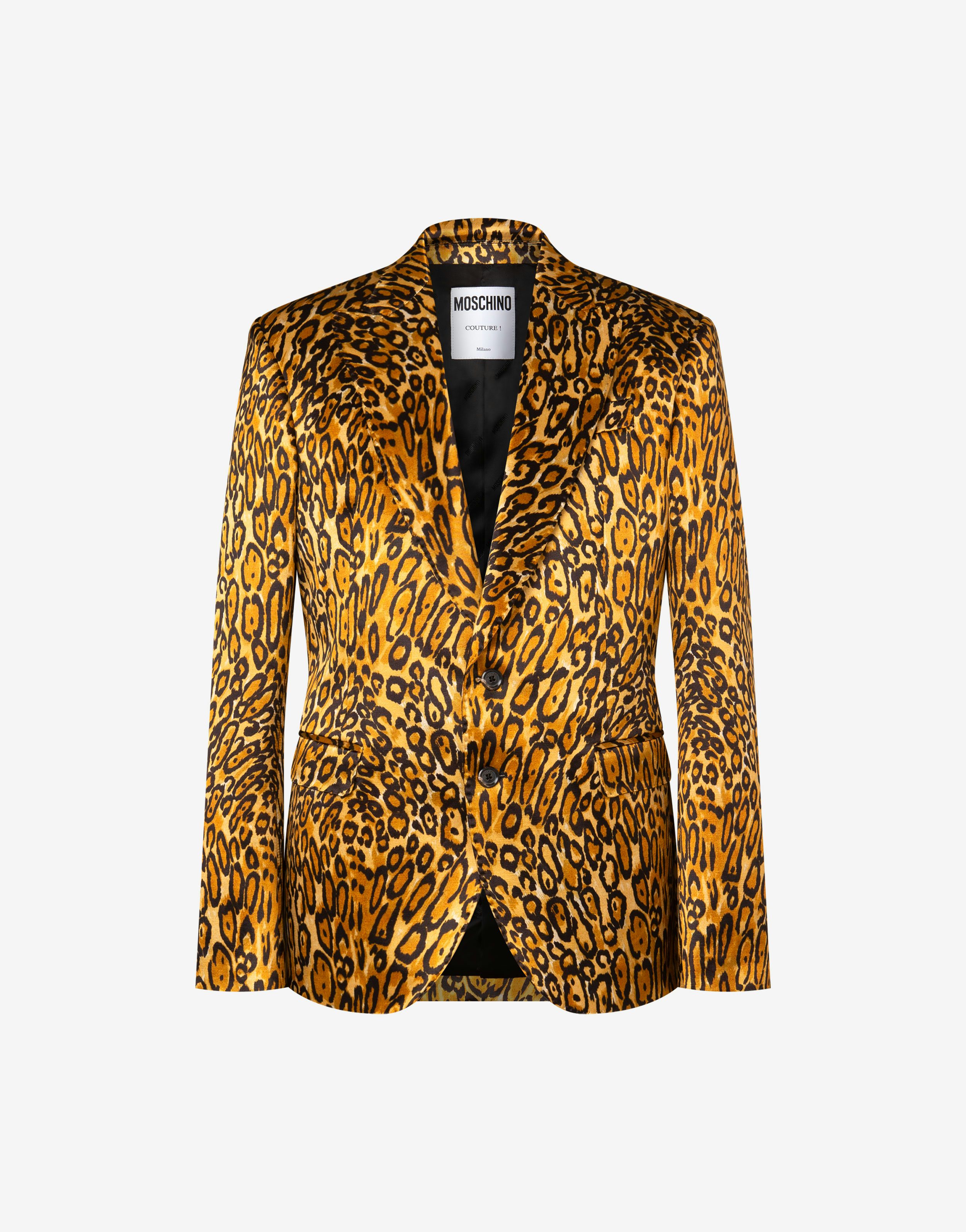 Moschino Animalier Satin Jacket