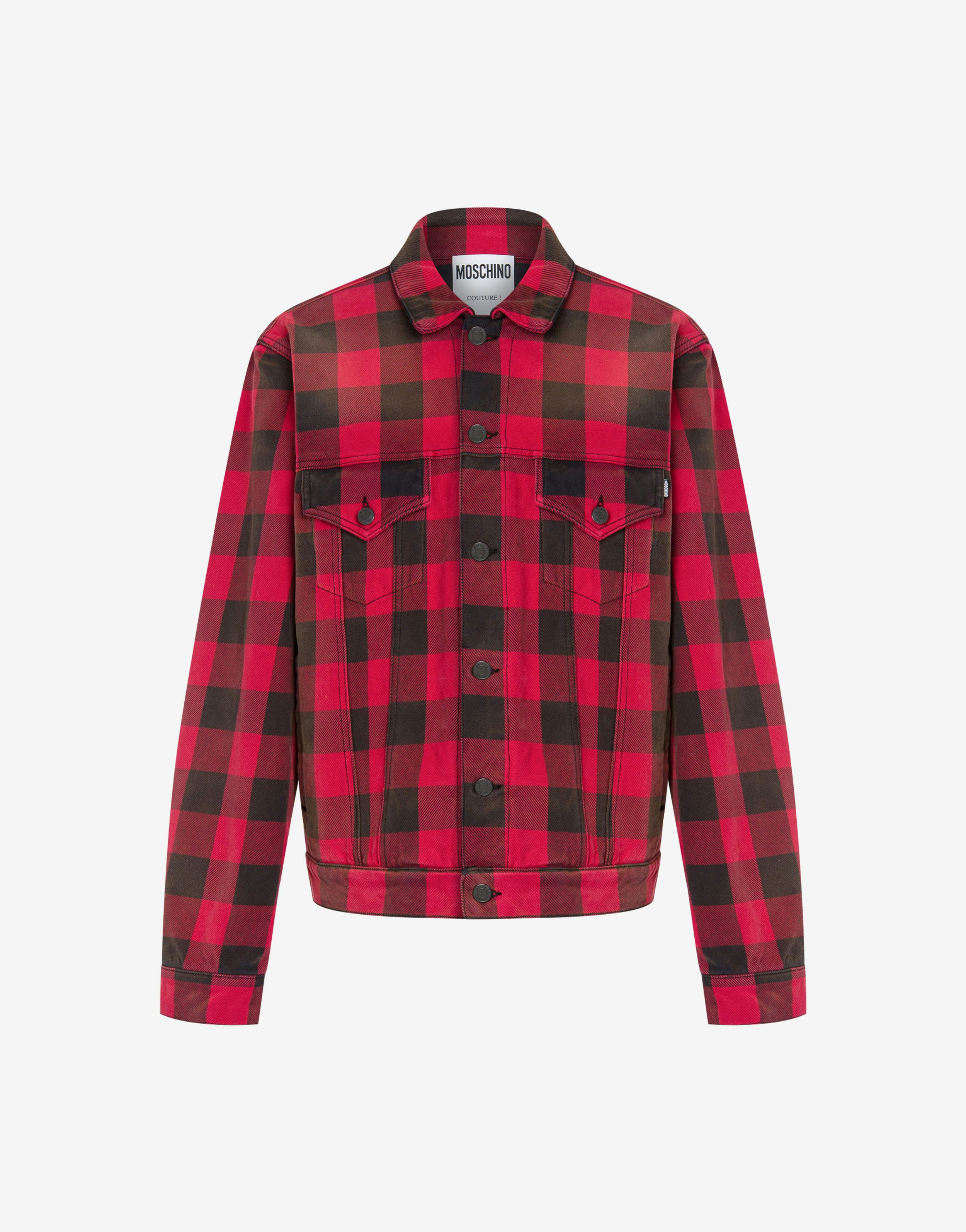 Cotton Check Jacket