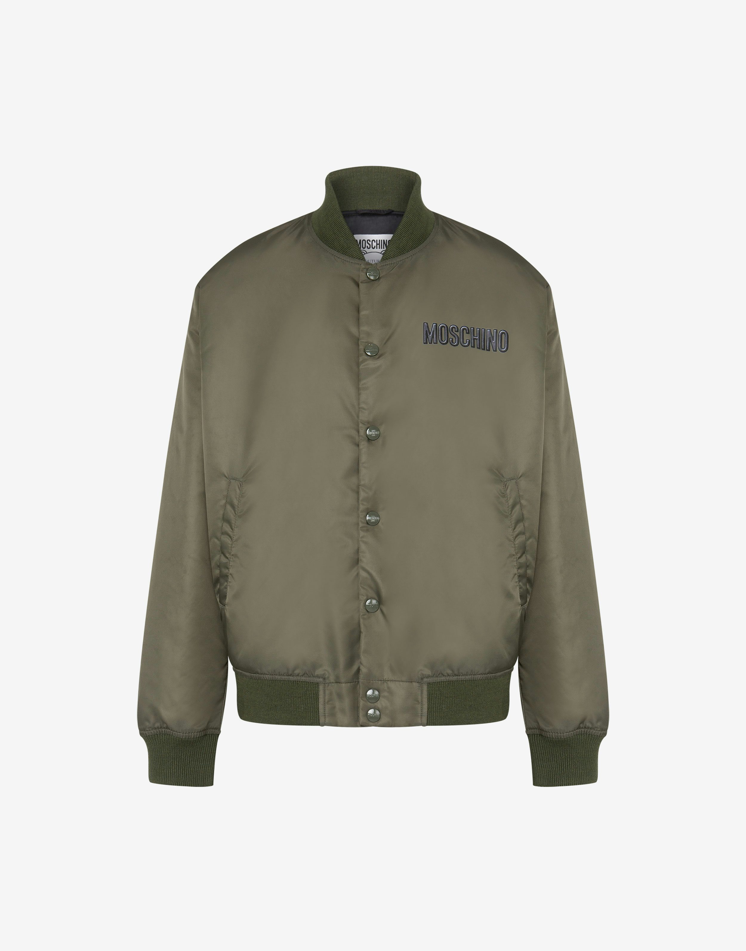 Moschino Teddy Bear Nylon Bomber Jacket