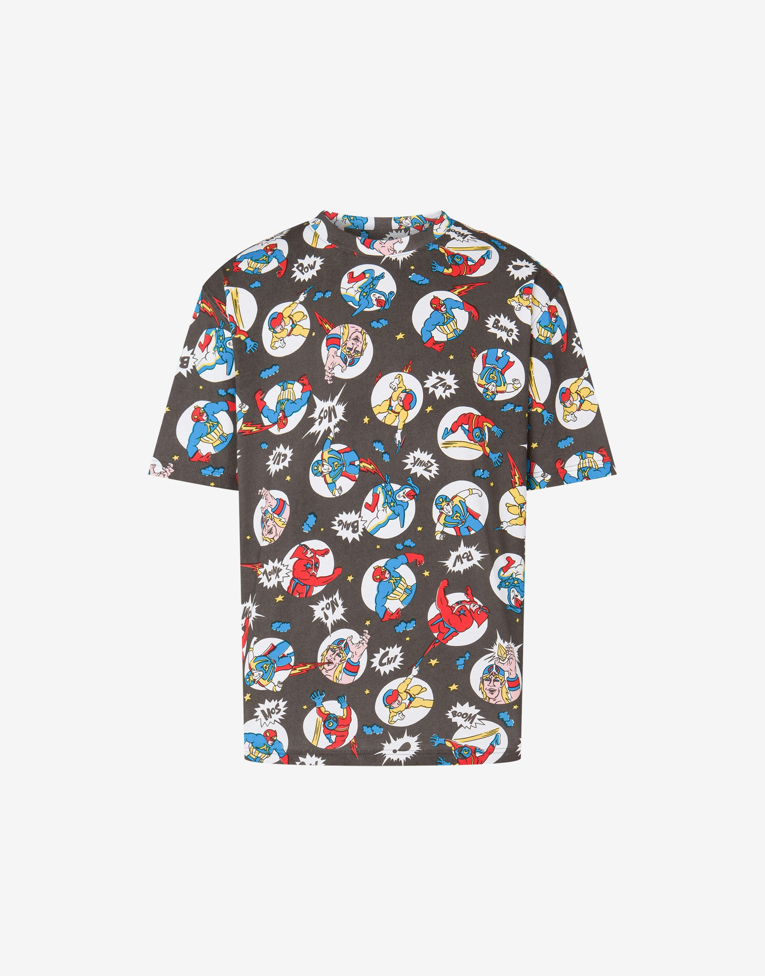Allover Cartoon Jersey T-shirt
