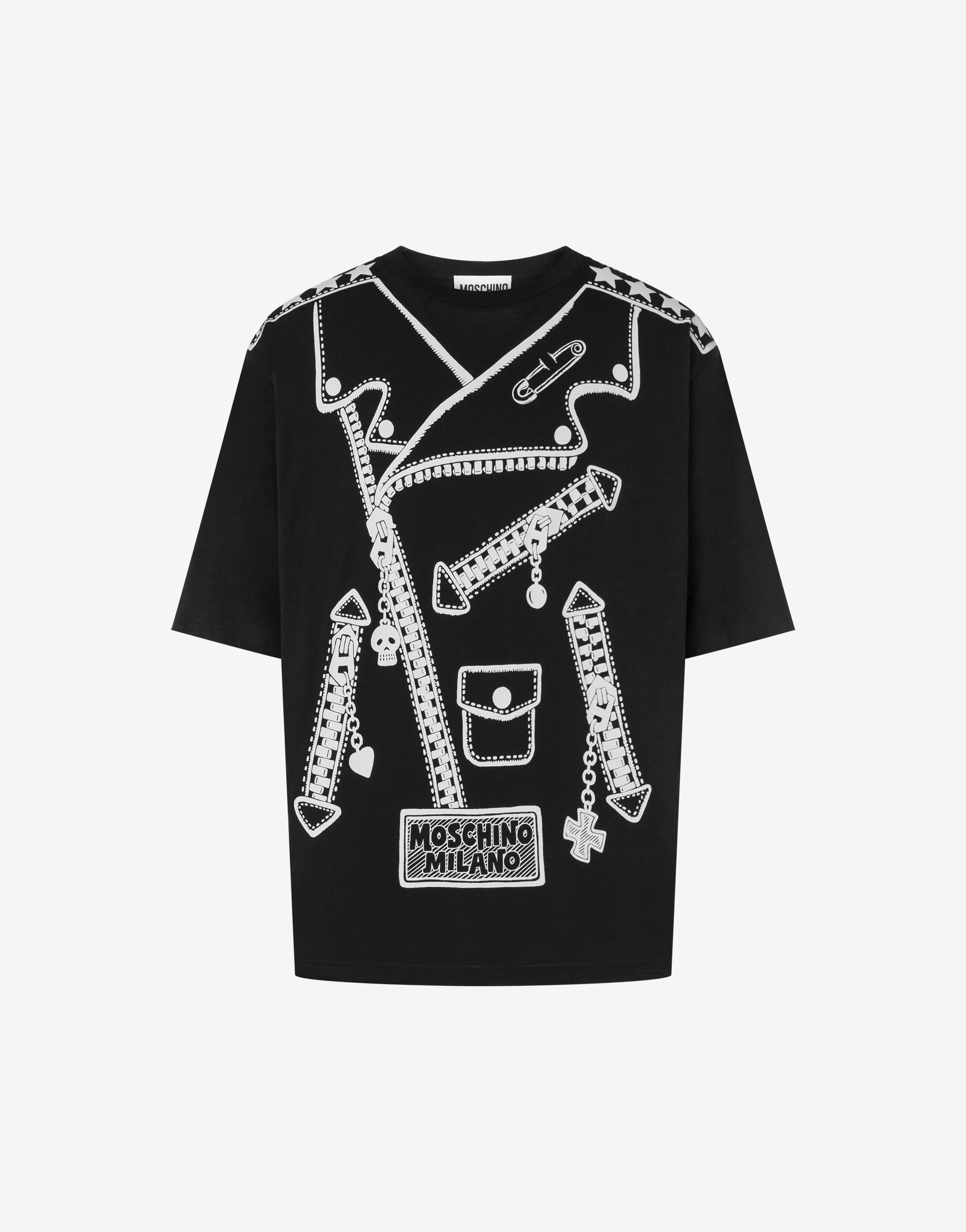 Biker Print Organic Jersey T-shirt