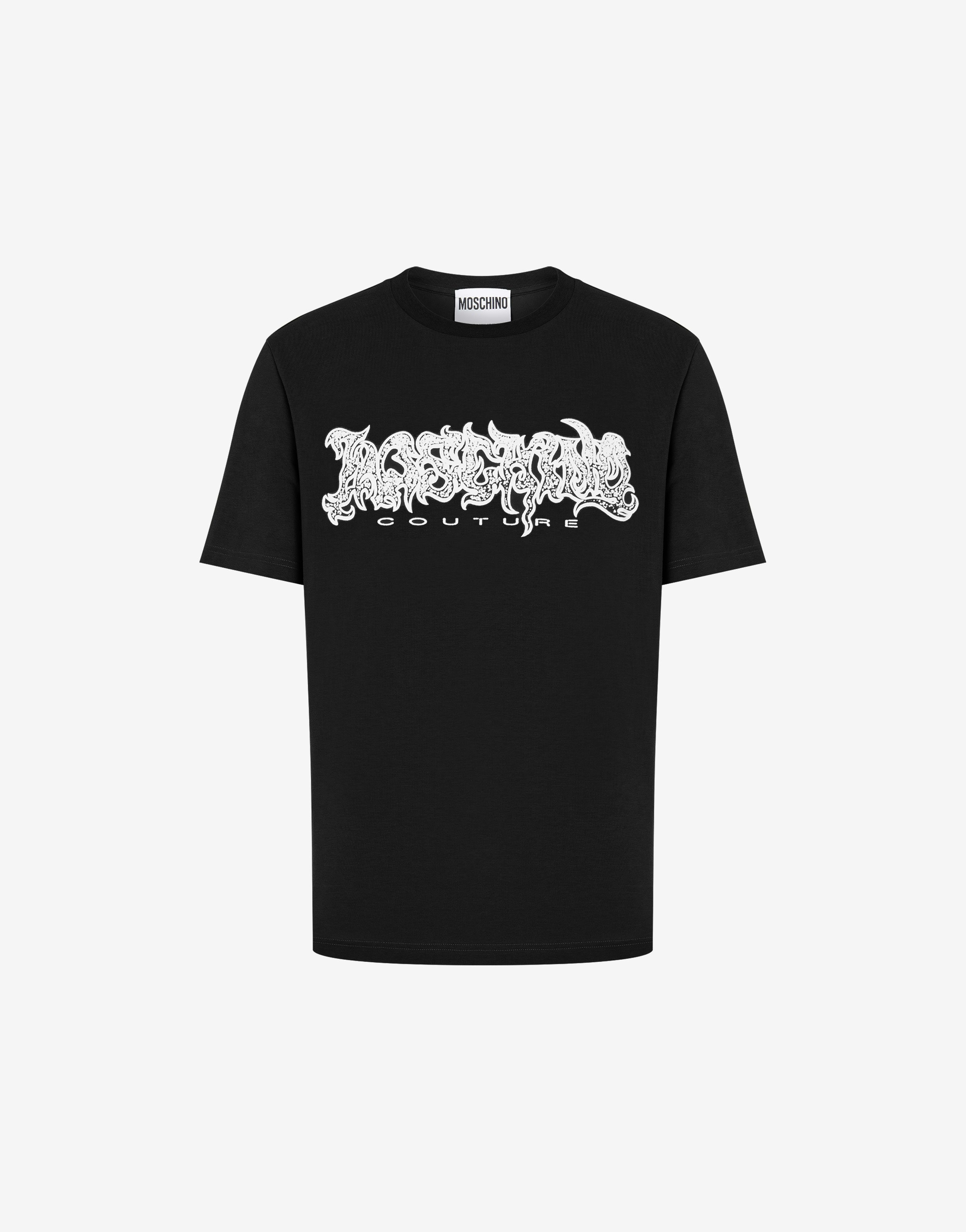 New Wave Logo Stretch Jersey T-shirt