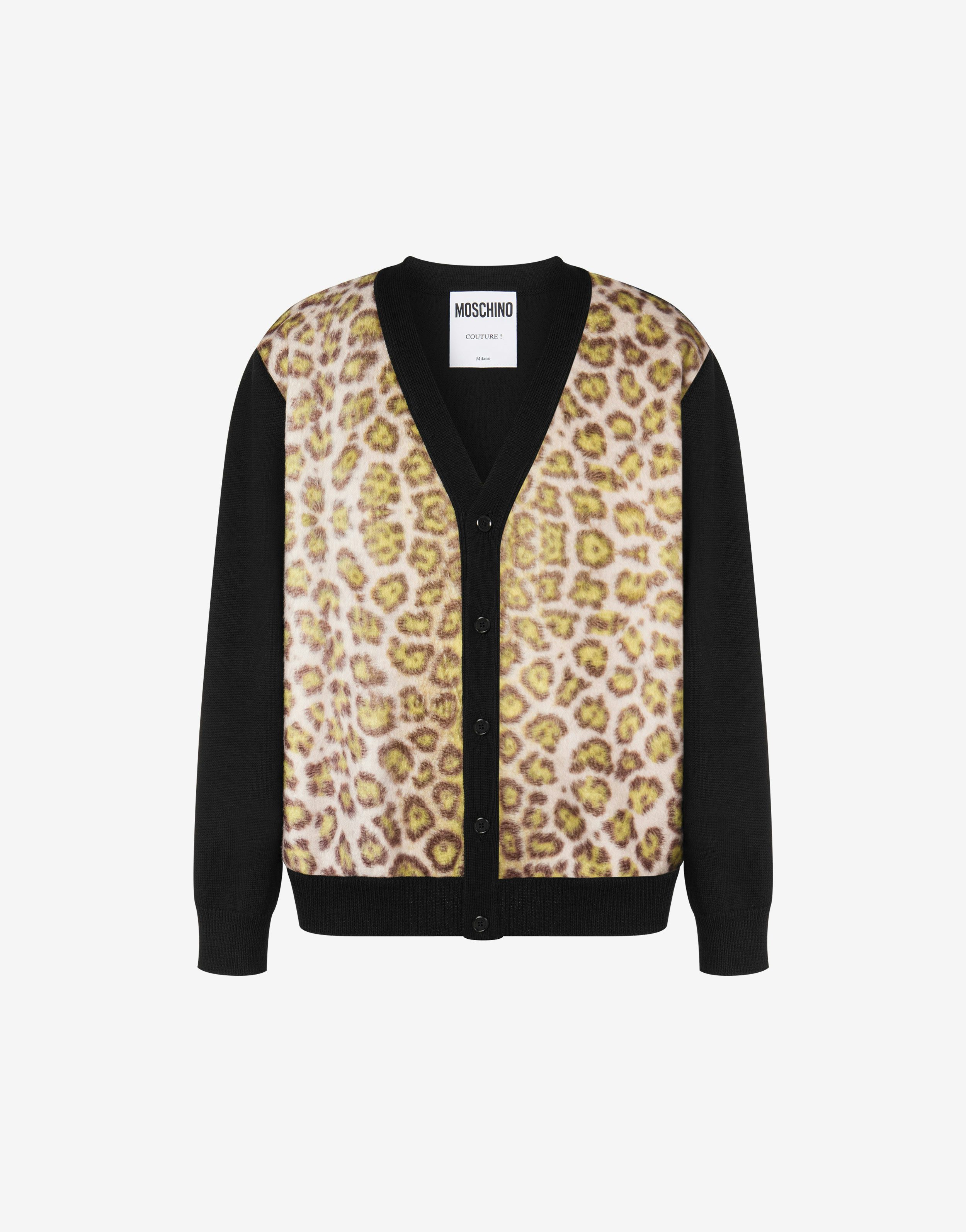 Animalier Wool Cardigan