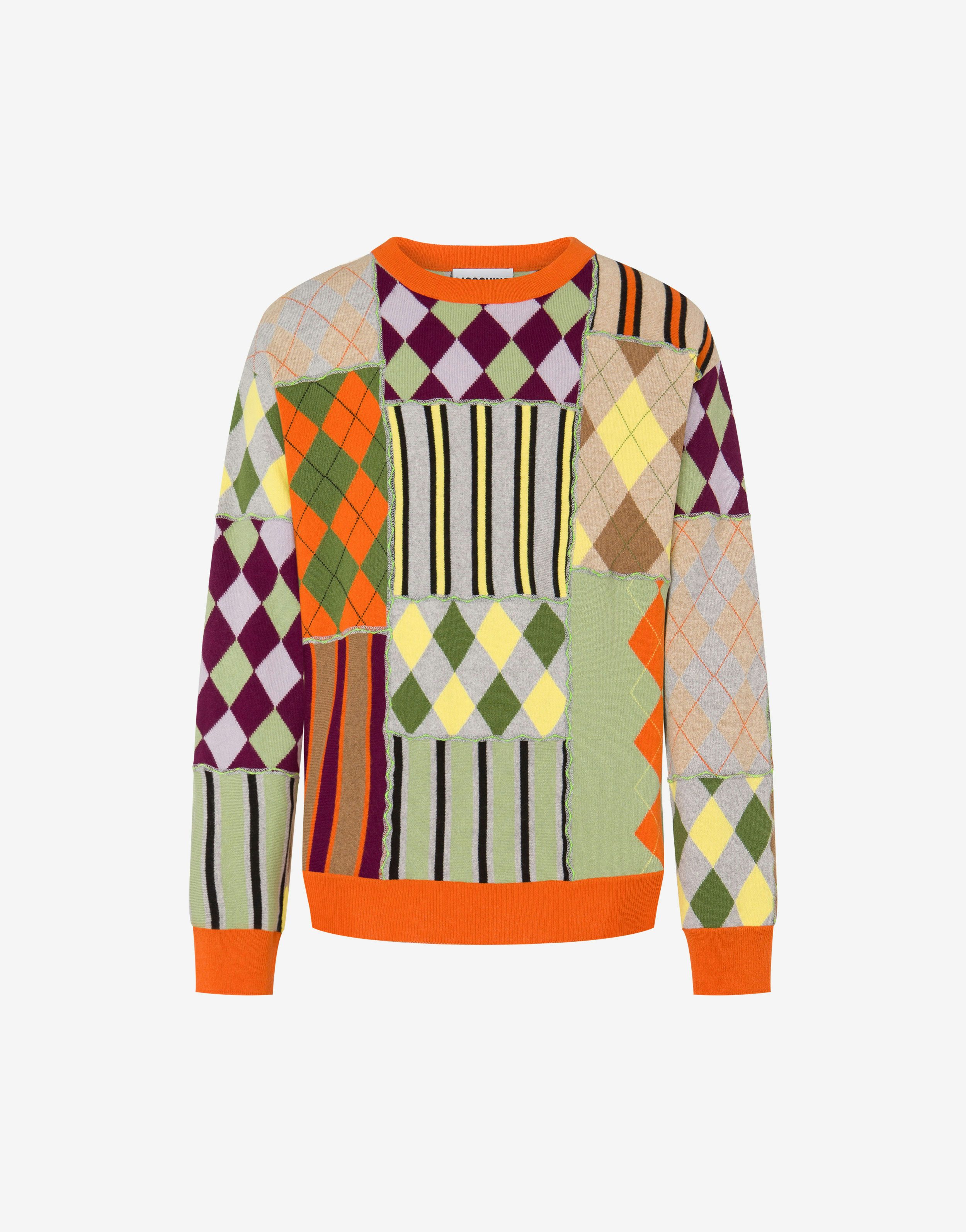 Patchwork Lambswool Jumper