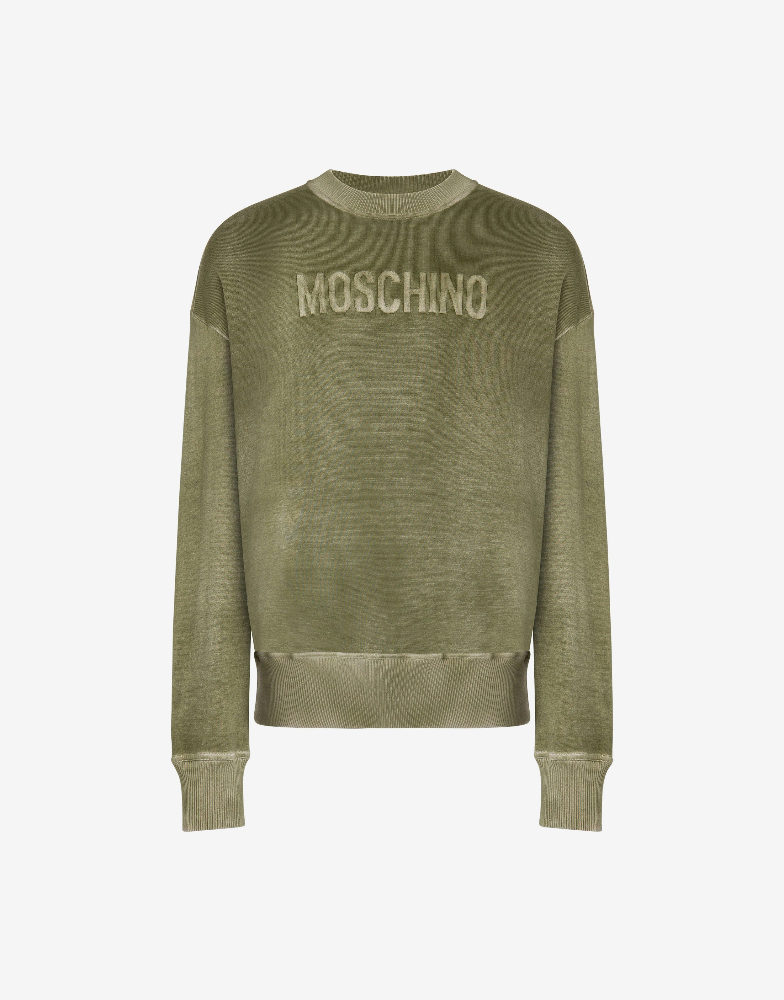Pure Cotton Jumper With Logo