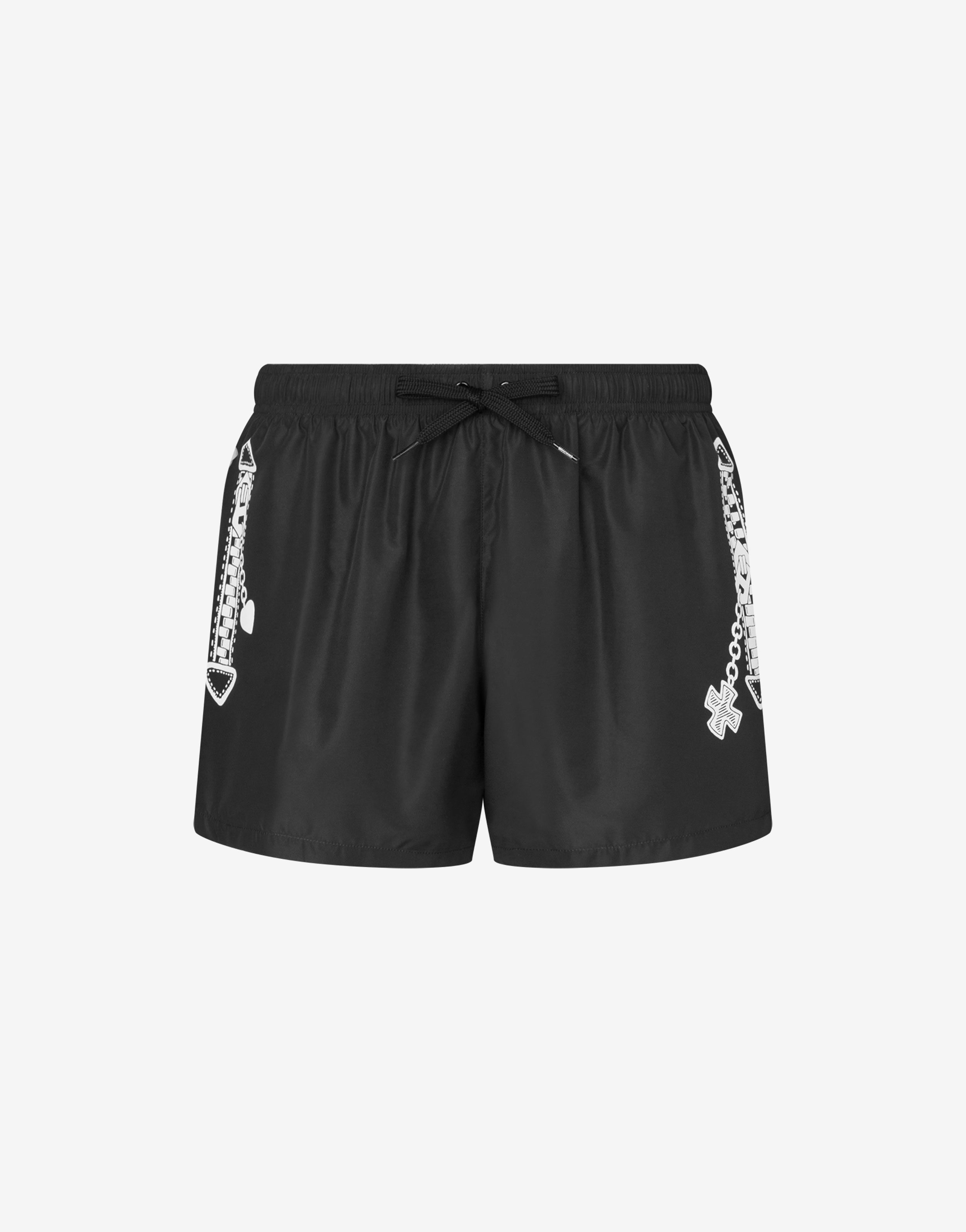 Biker Details Swim Trunks