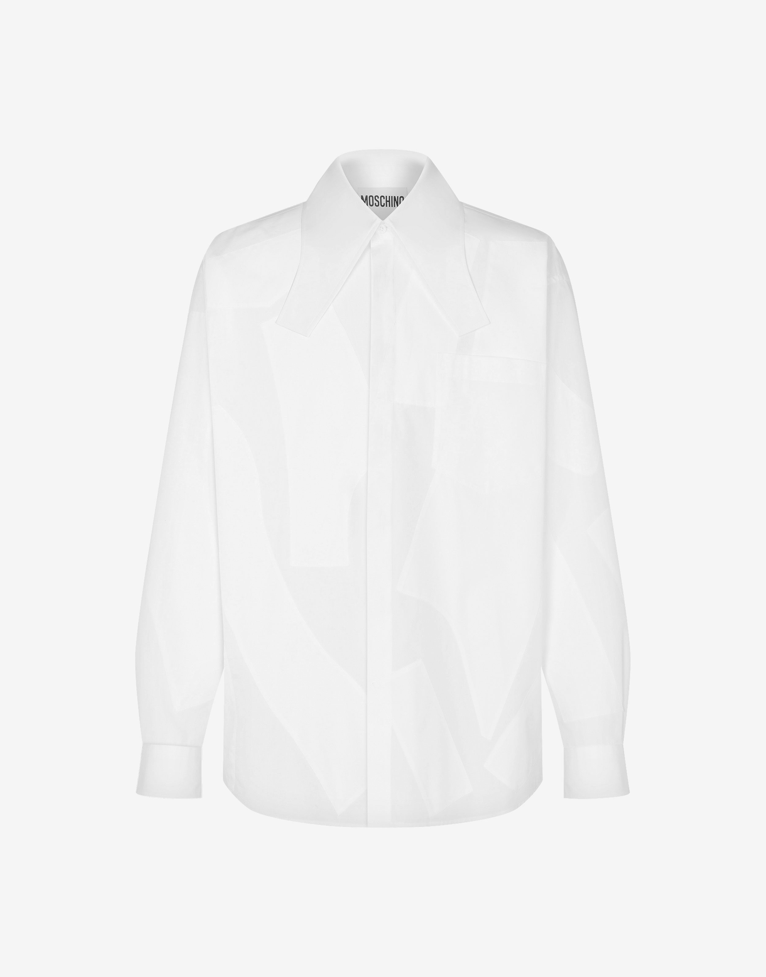 Sewing Patches Poplin Shirt