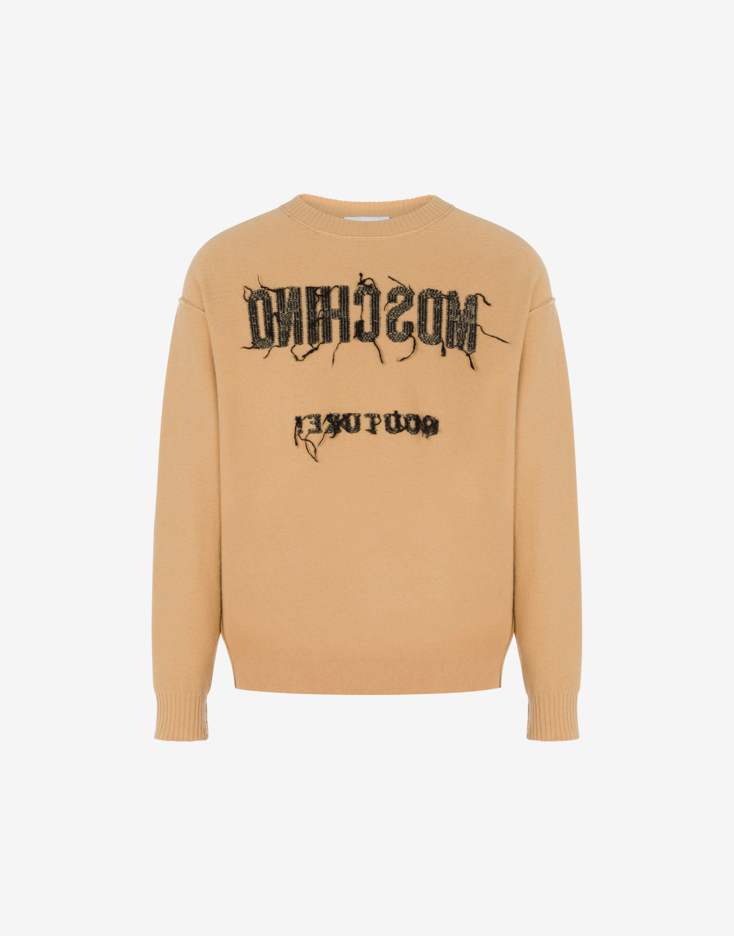 Inside Out Logo Wool Jumper