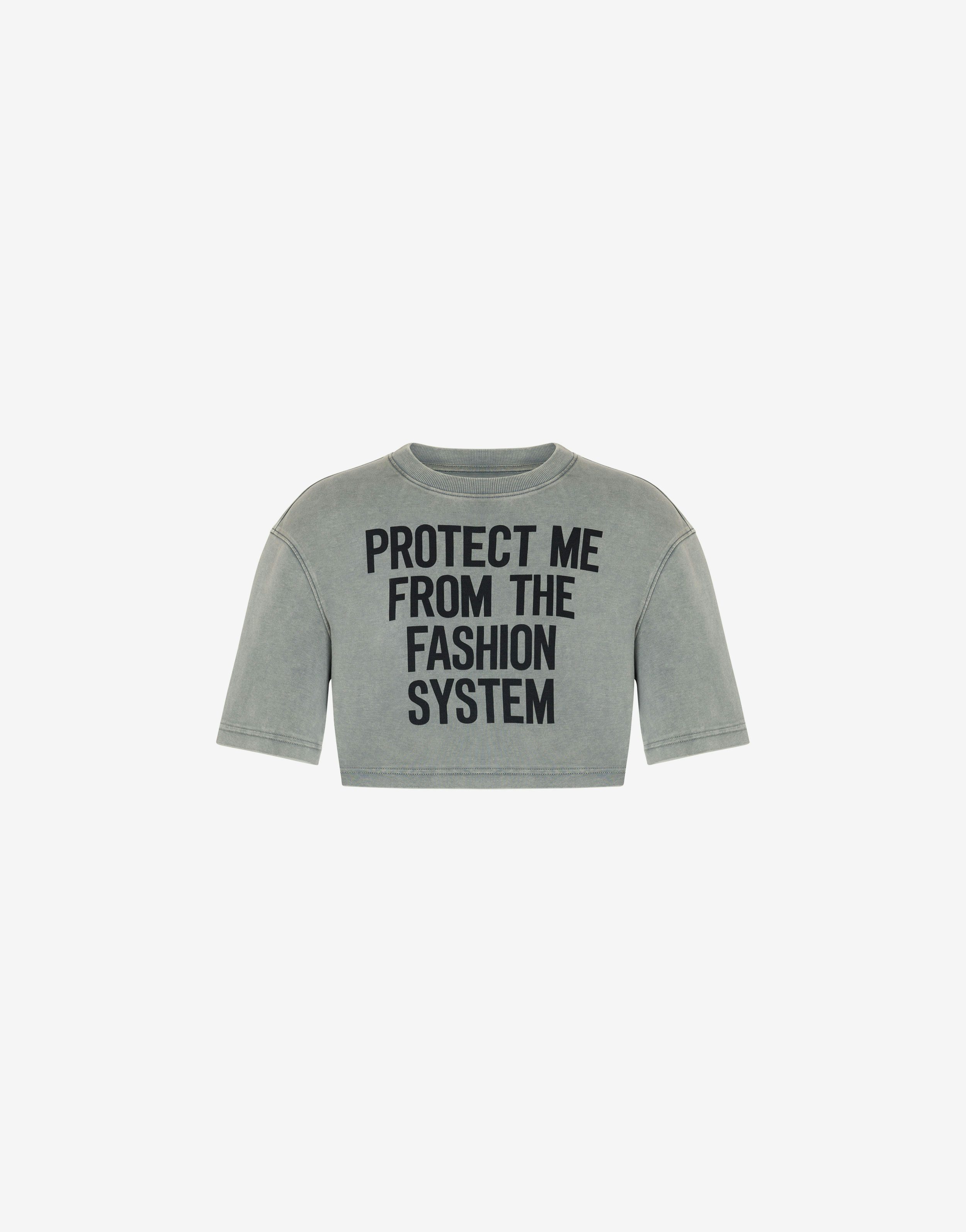 Cropped-t-shirt Fashion System Print