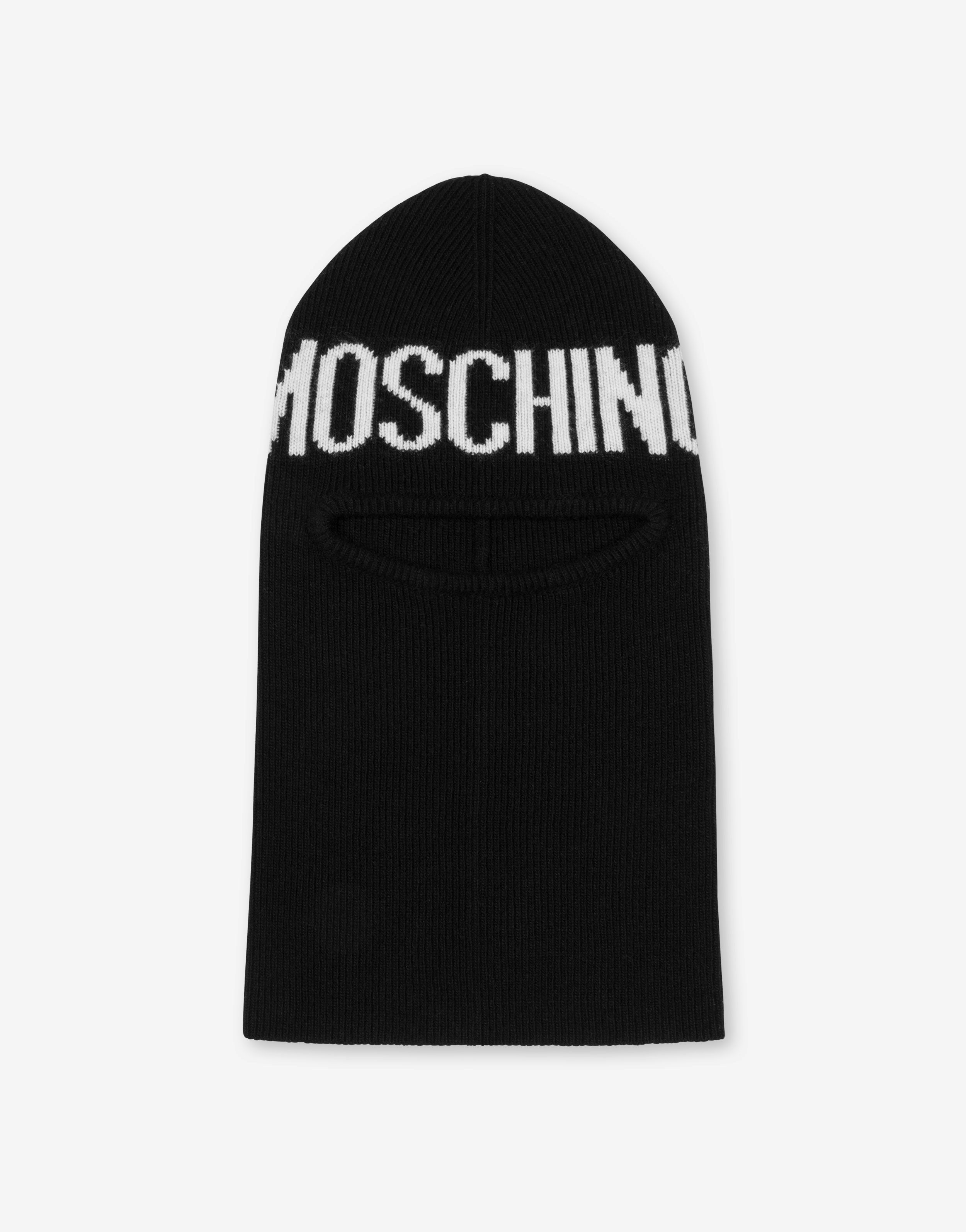 Lettering Logo Knit Balaclava