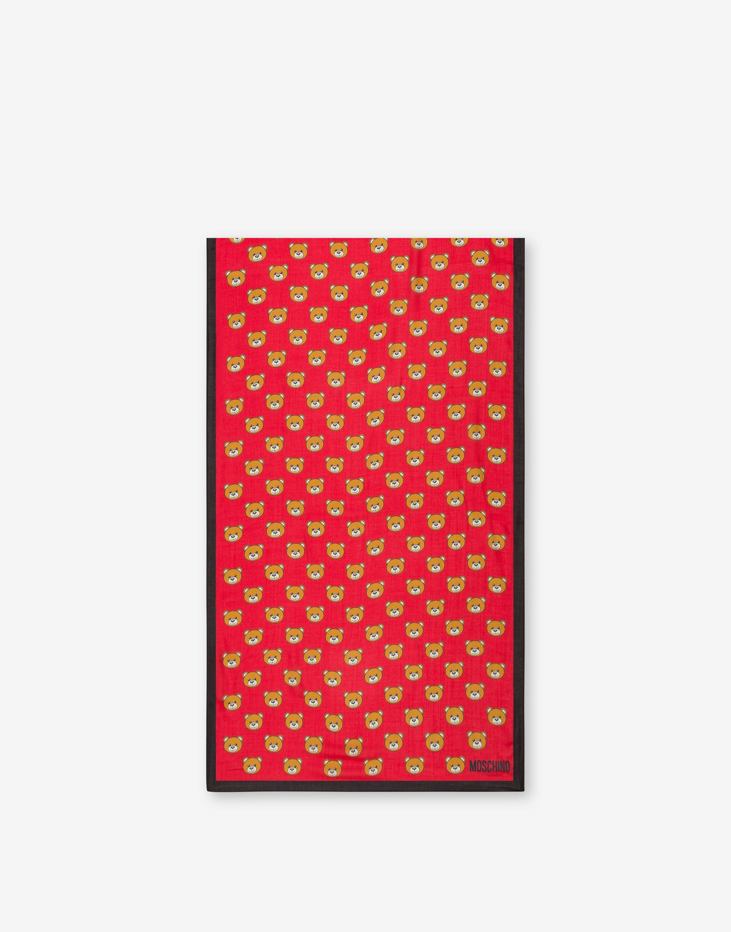 All-over Teddy Bear Modal Scarf