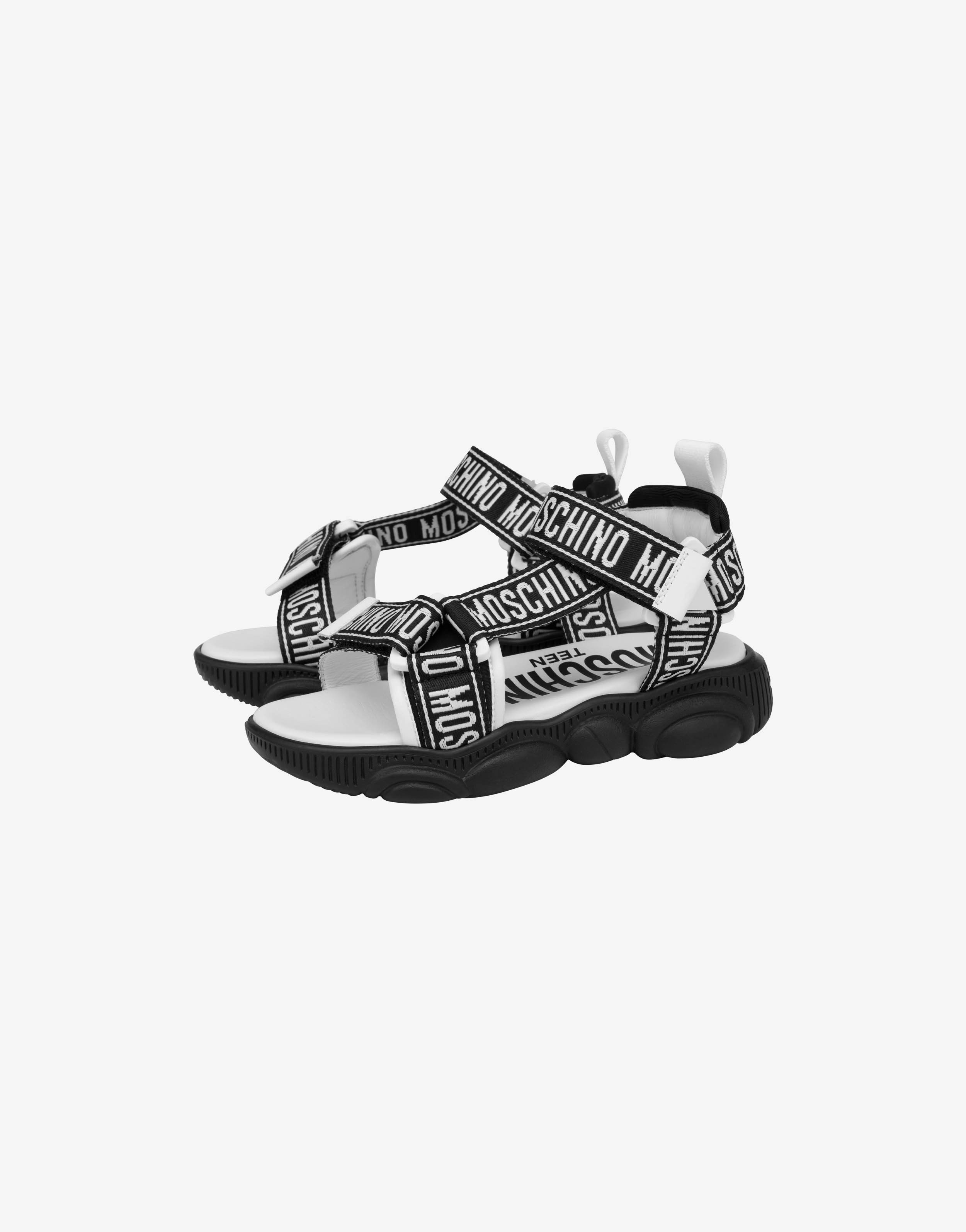 Teddy Logo Tapes Sandals