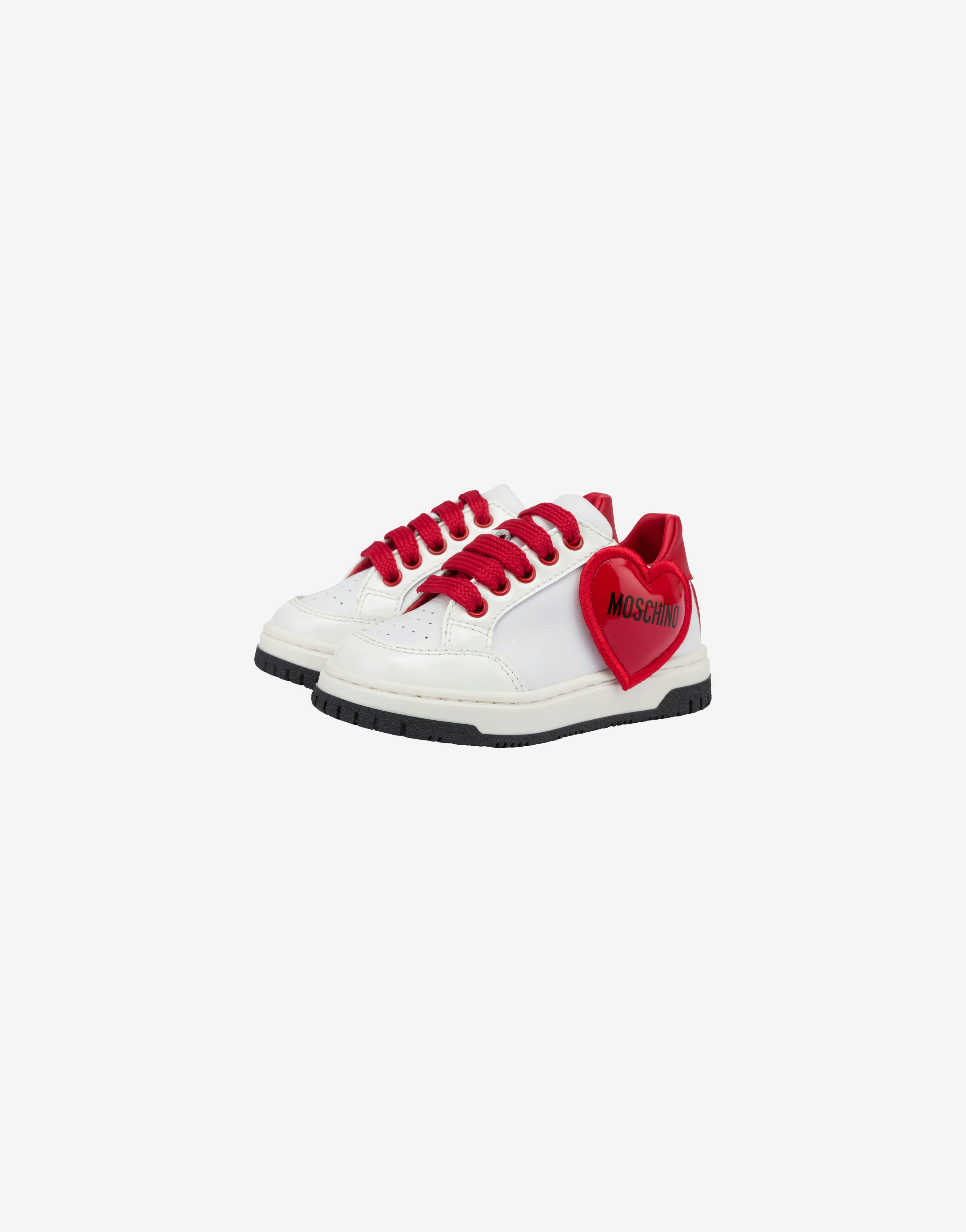 Maxi Heart Calfskin Sneakers