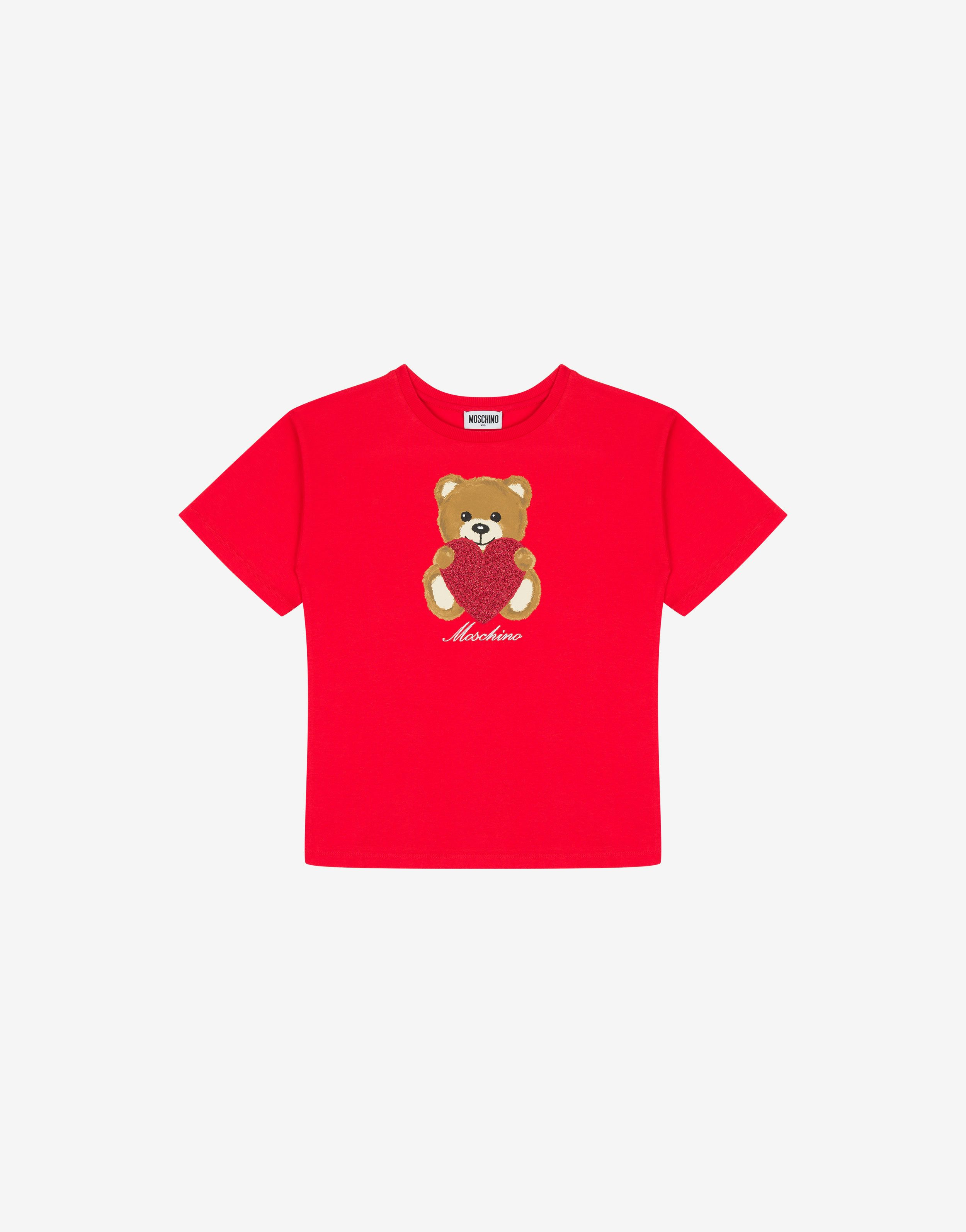 Heart Teddy Bear Jersey Maxi T-shirt