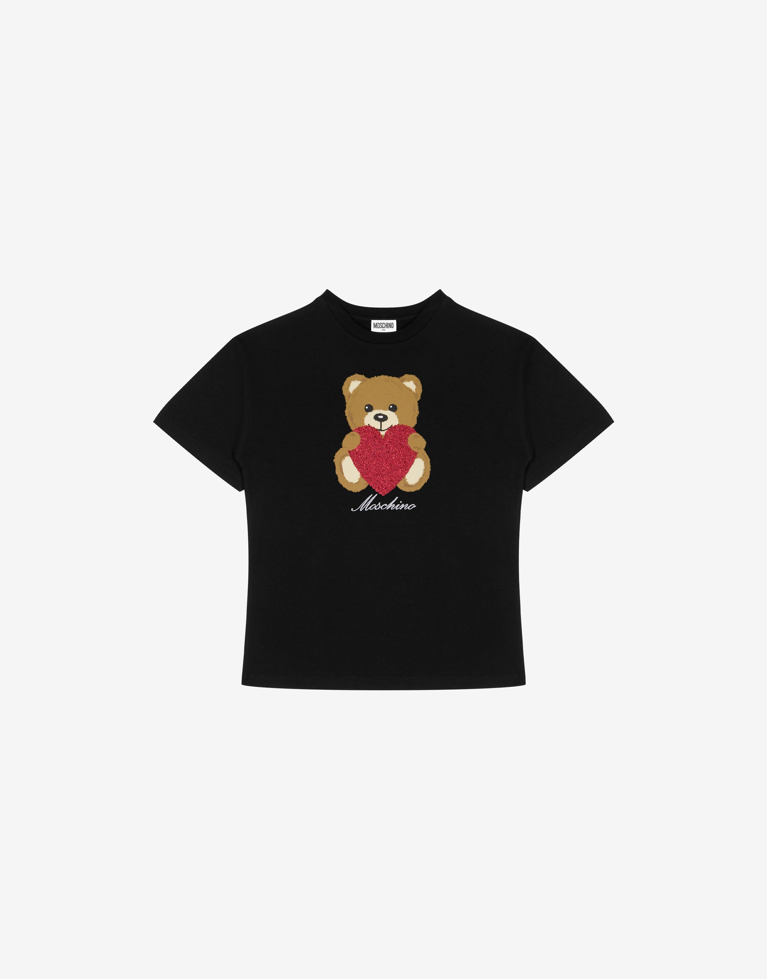 Heart Teddy Bear Jersey Maxi T-shirt