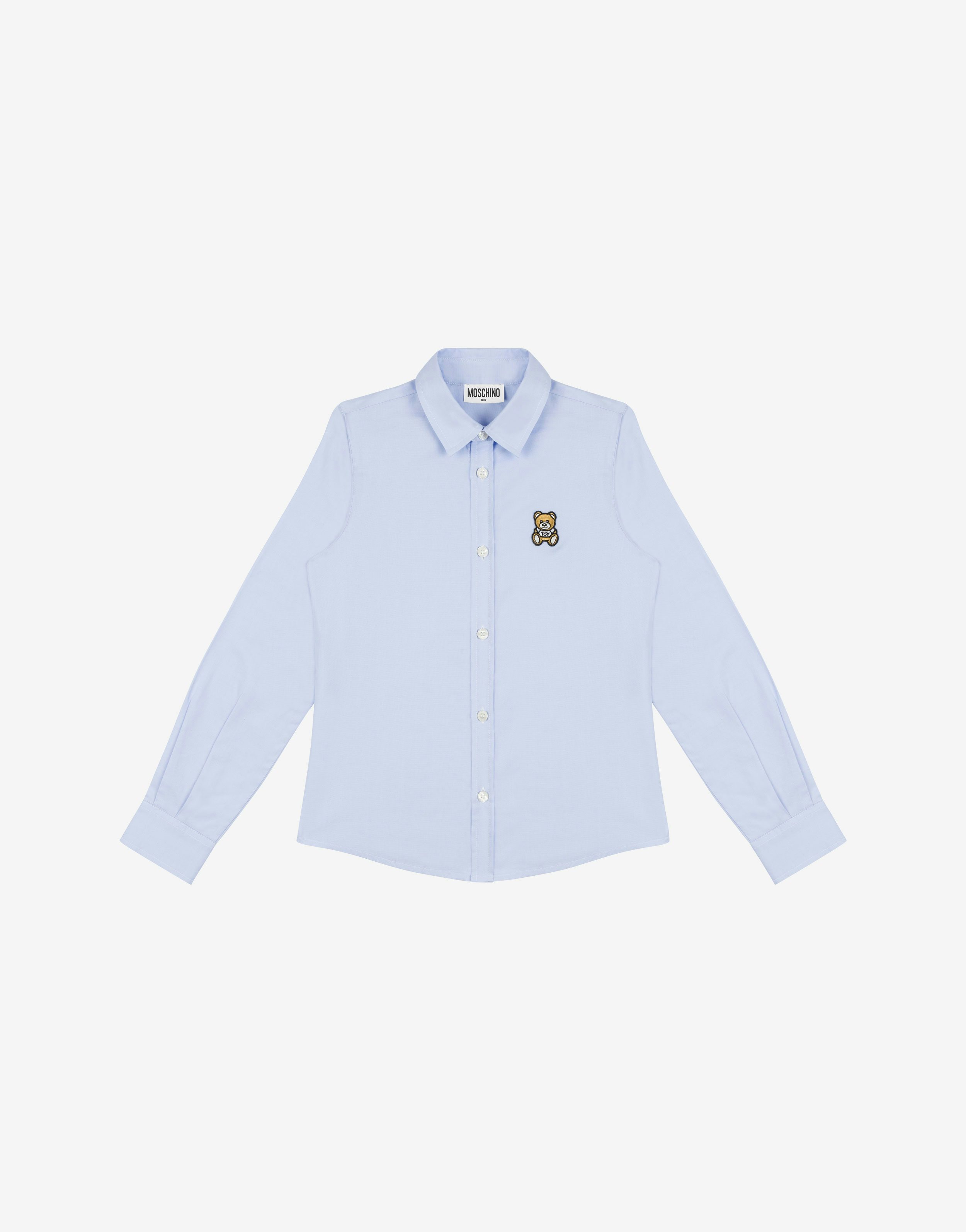 Teddy Patch Oxford Cotton Shirt