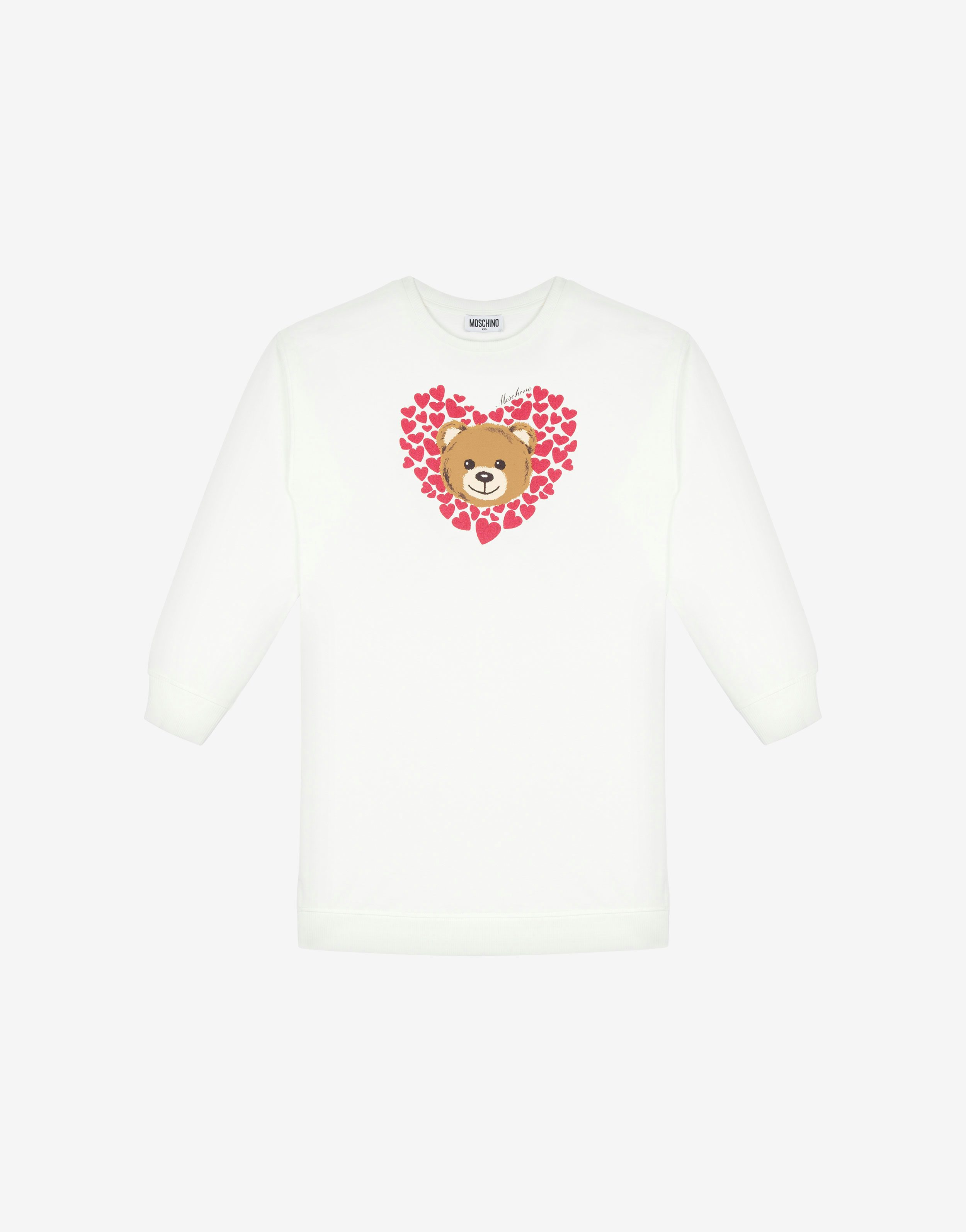 Little Hearts Teddy Bear Fleece Dress