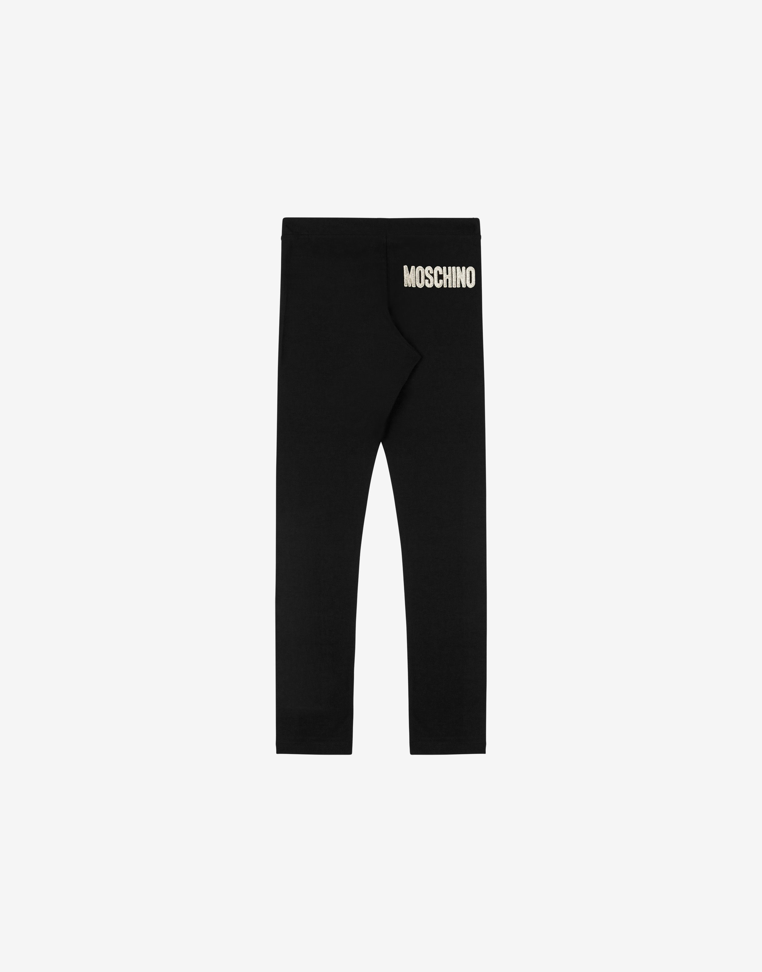 Logo Embroidery Jersey Leggings