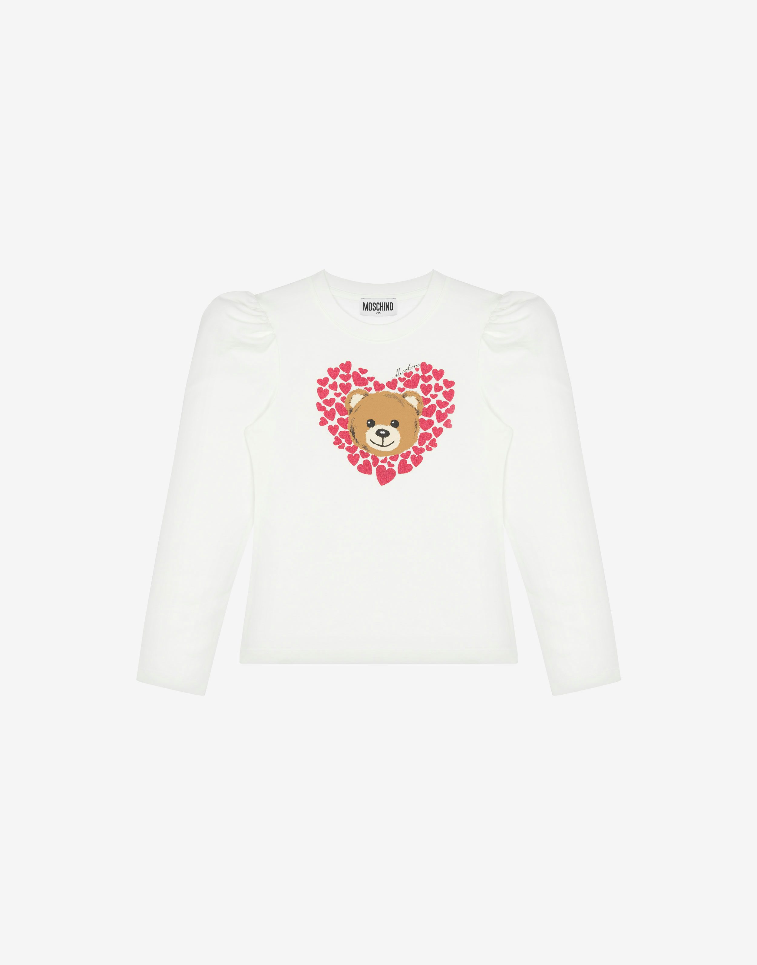 Little Hearts Teddy Bear Jersey T-shirt