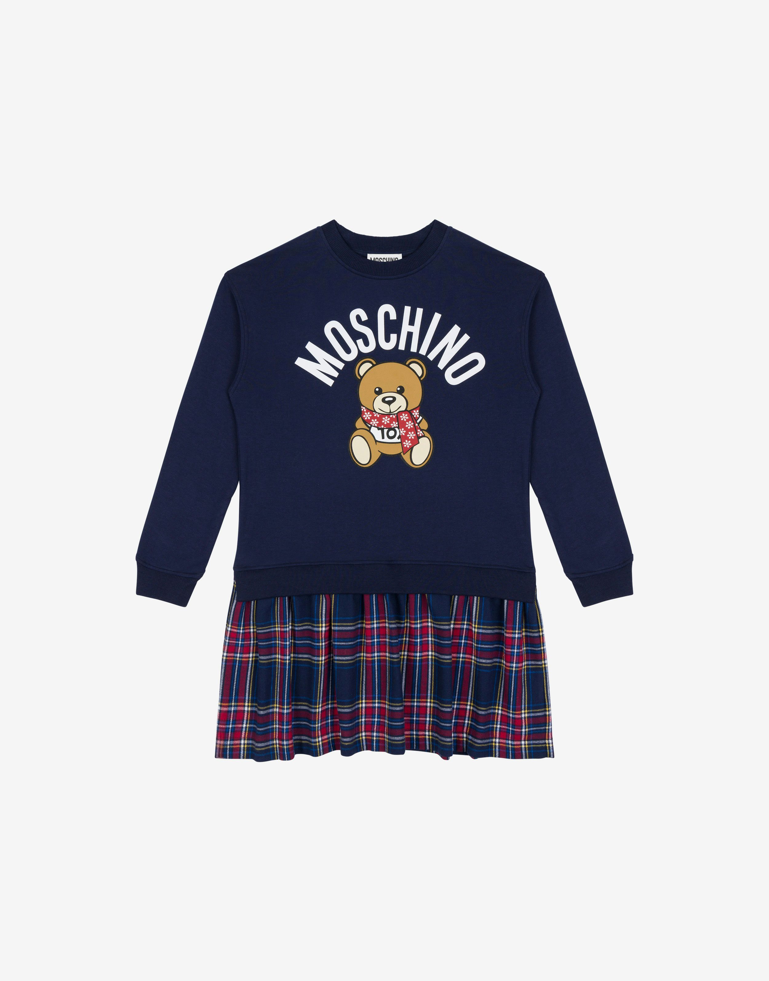 Winter Teddy Bear Fleece Dress