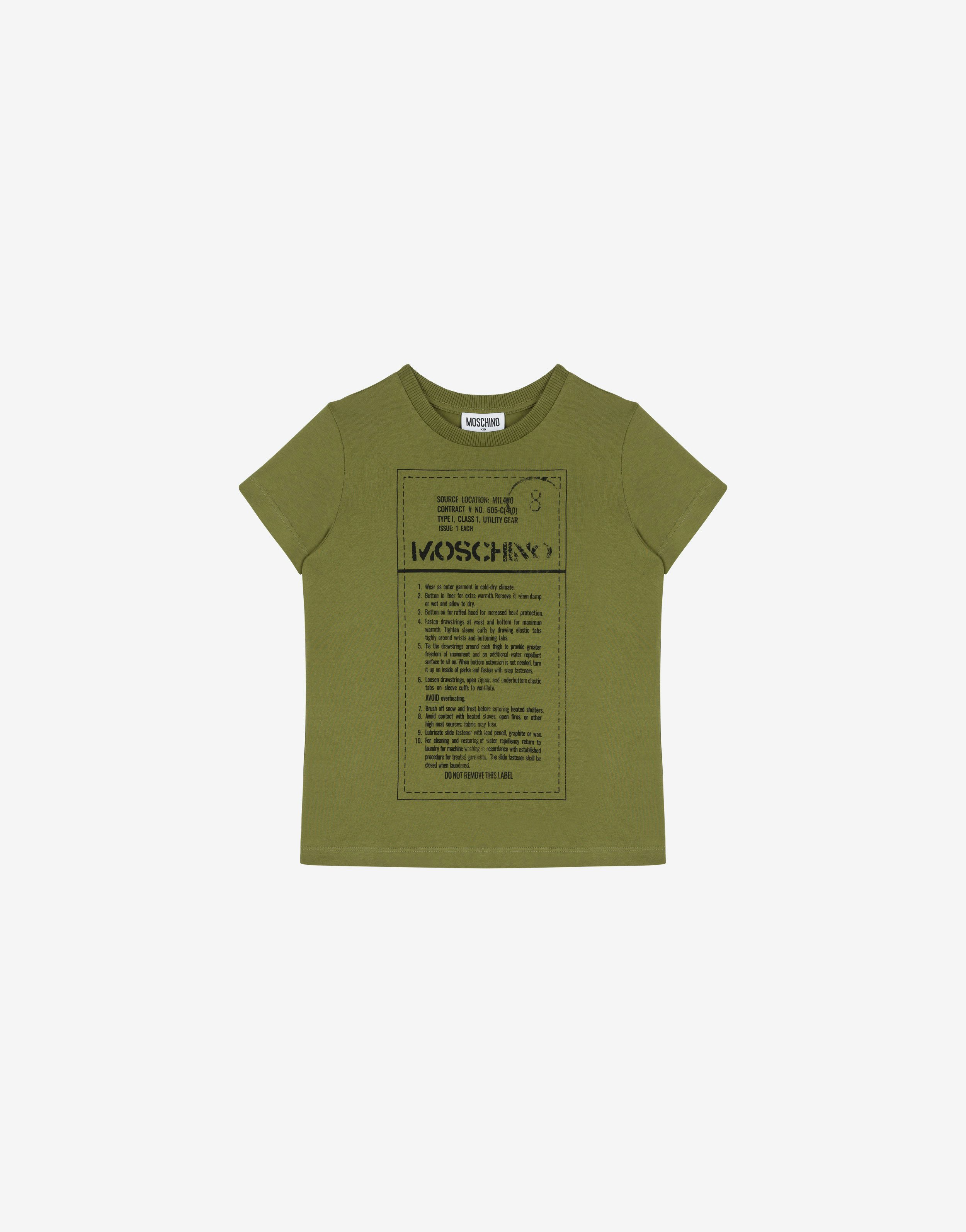 Moschino Label Jersey T-shirt