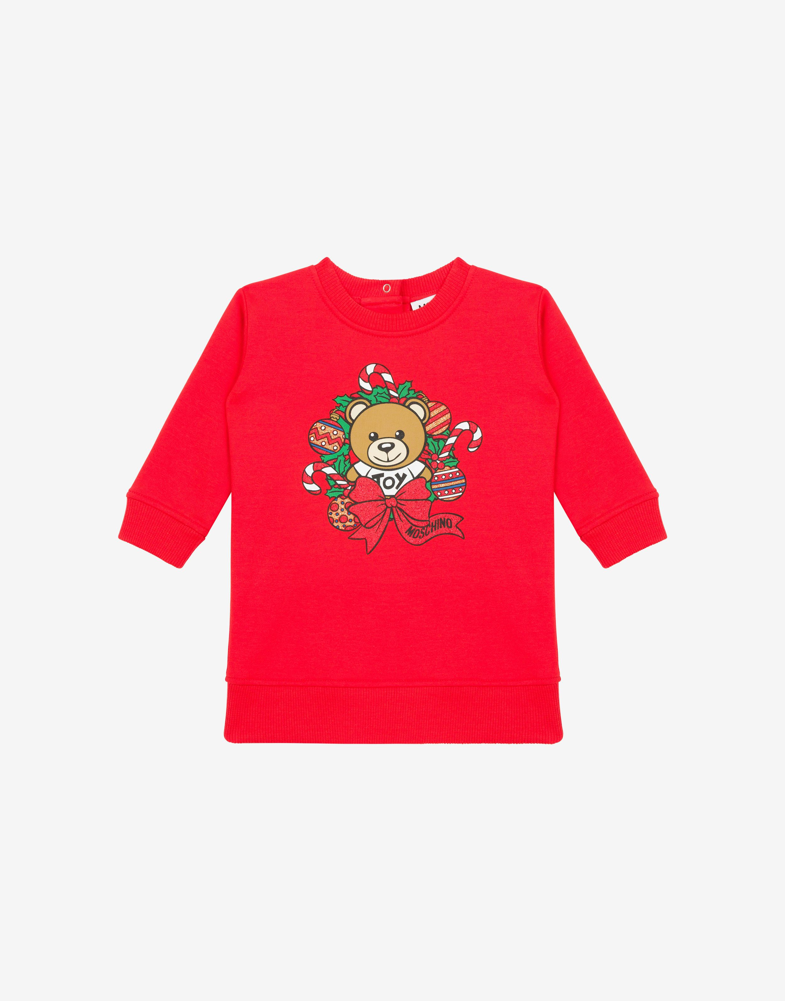 Teddy Holiday Fleece Dress