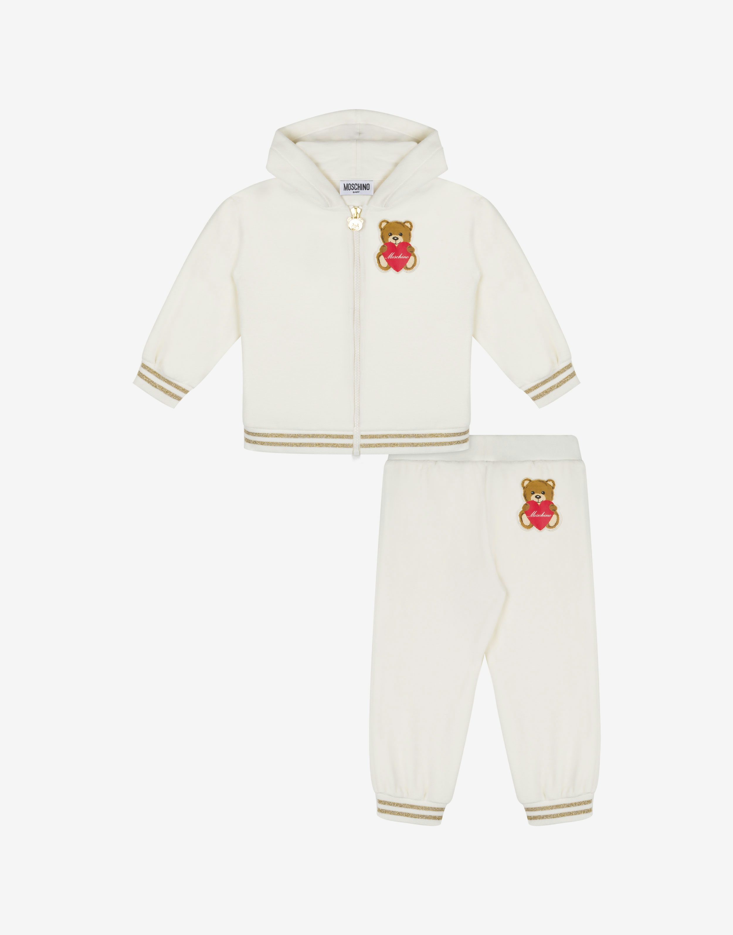 Heart Teddy Bear Chenille Tracksuit