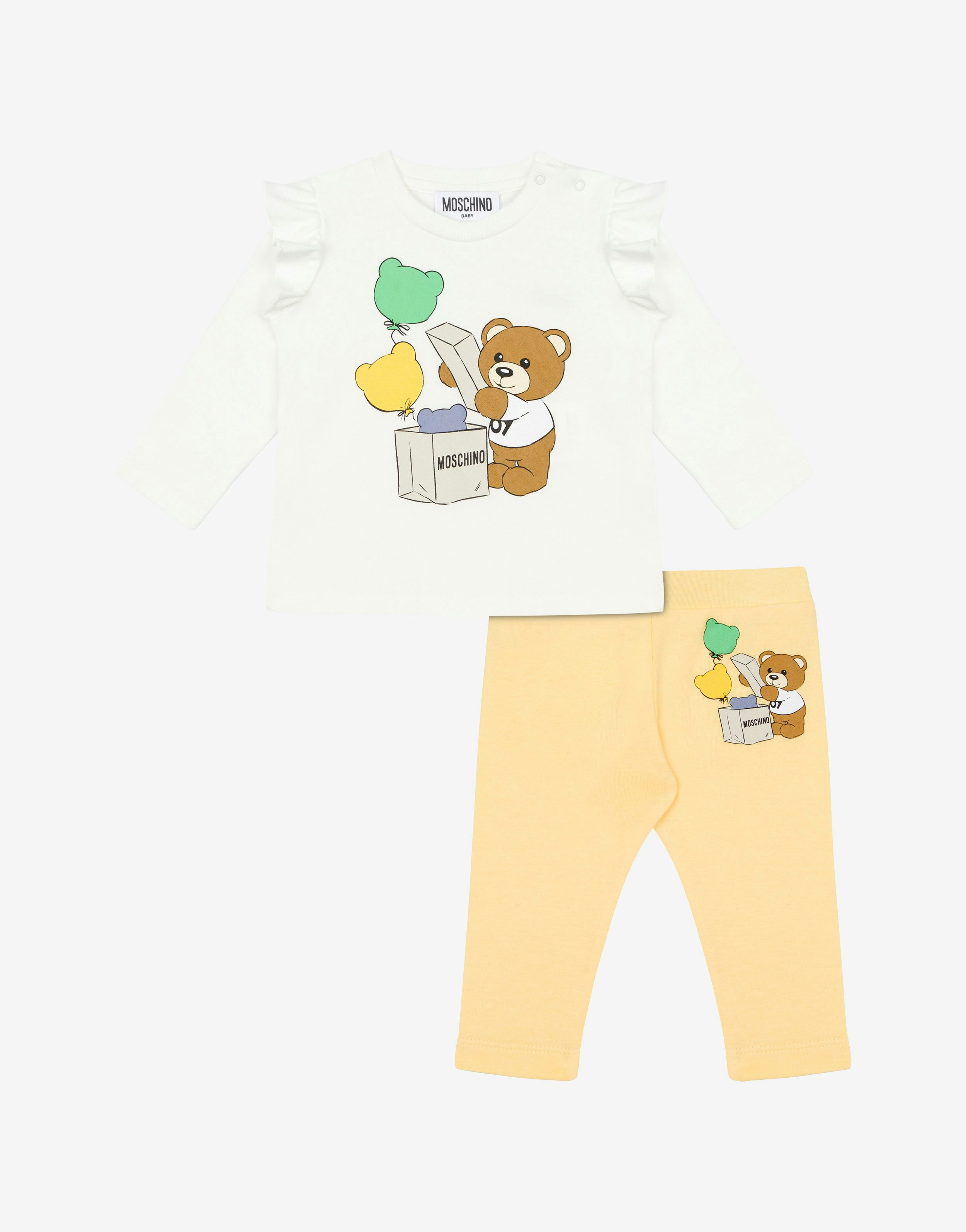Teddy Balloons T-shirt And Leggings Co-ord Set