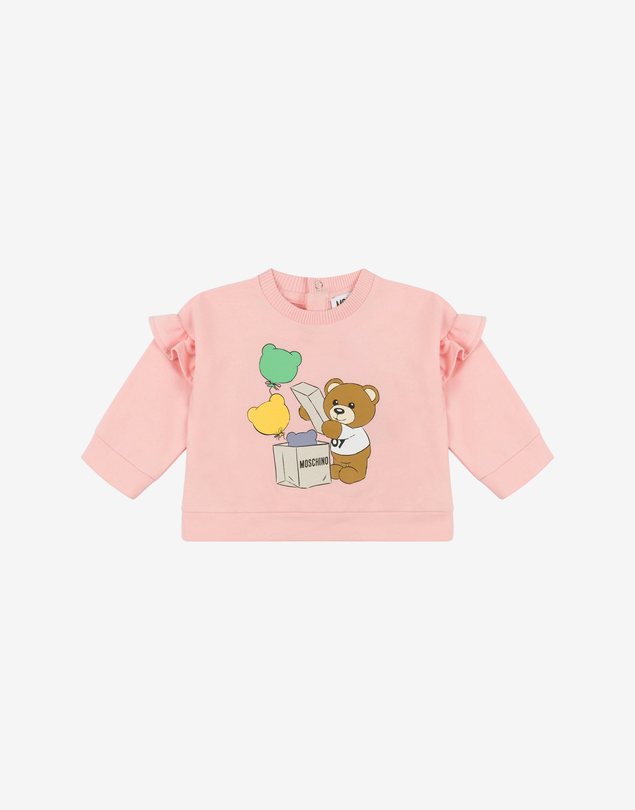 Teddy Balloons Cotton Sweatshirt