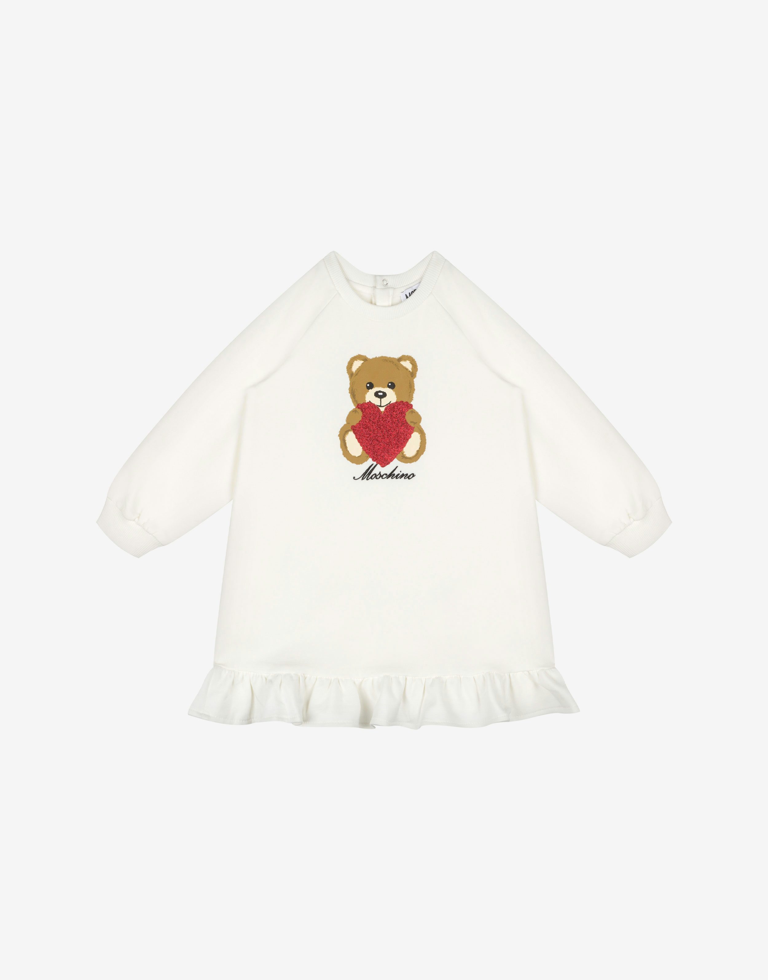 Heart Teddy Bear Fleece Dress