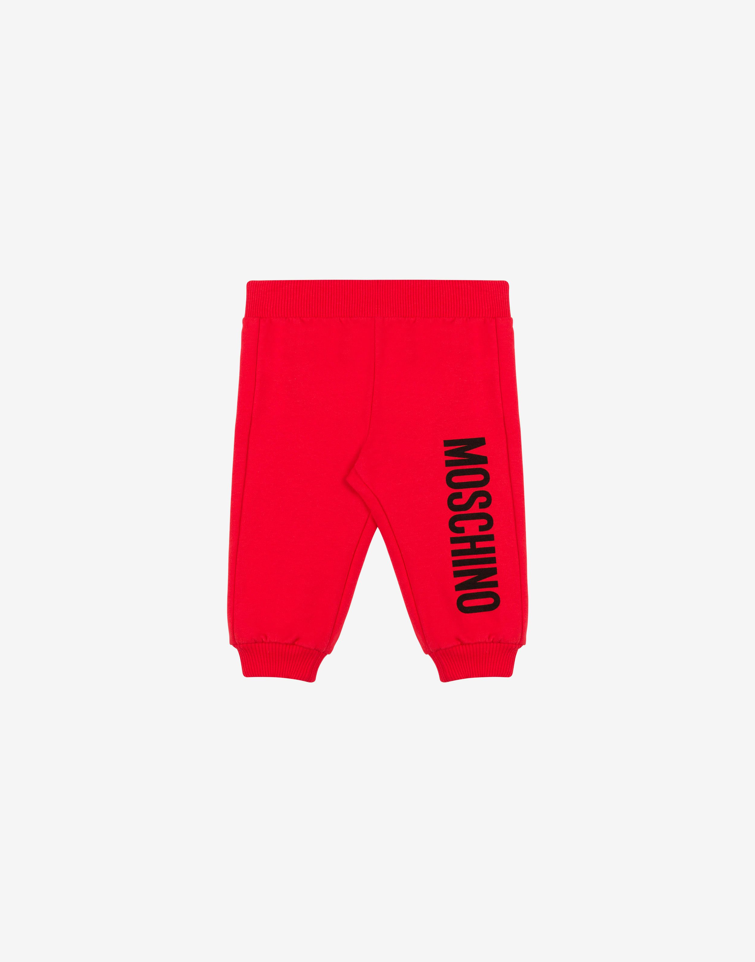 Logo Print Fleece Trousers