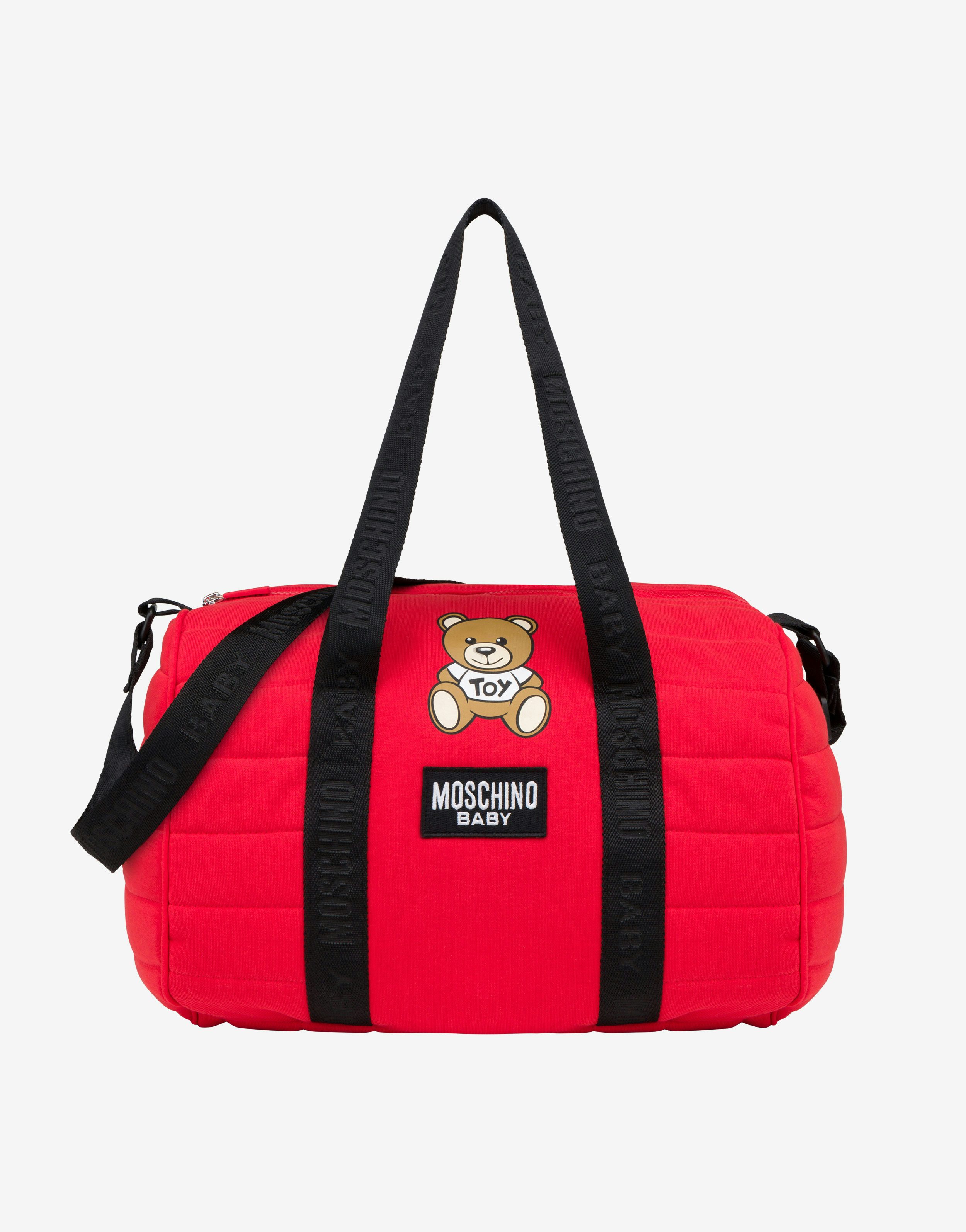 Teddy Patch Fleece Baby-changing Bag