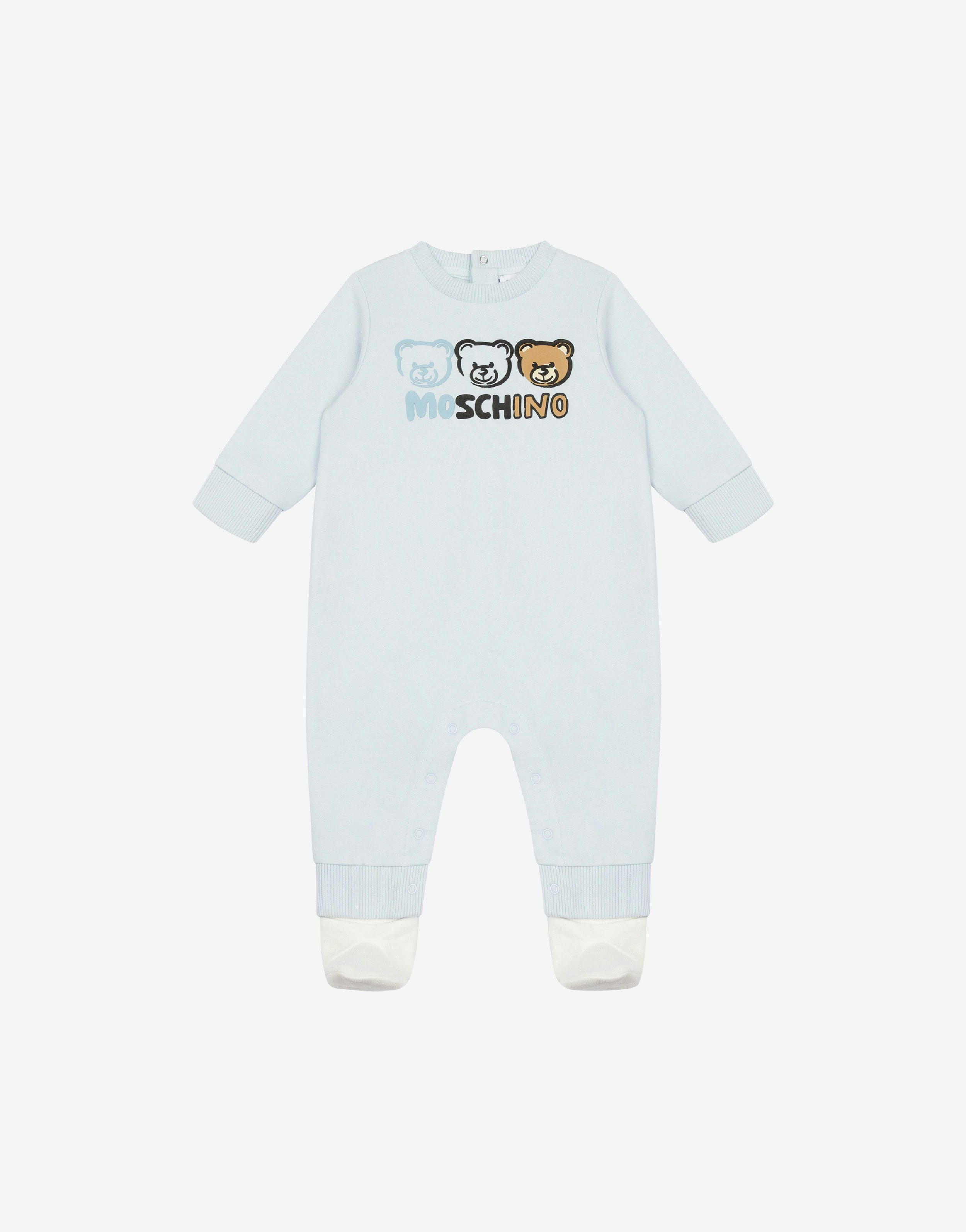 Teddy Bear Degradé Fleece Babygrow