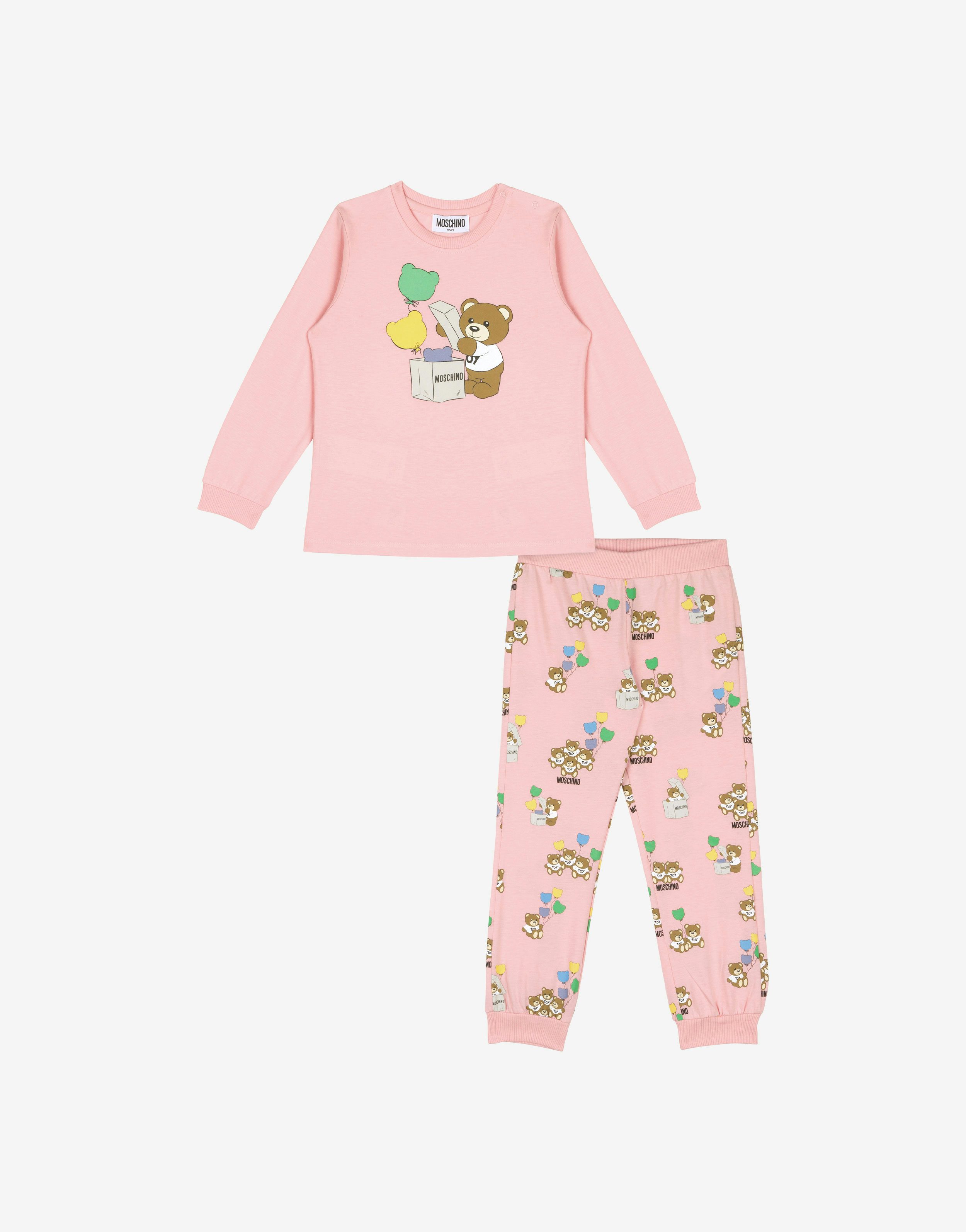 Teddy Balloons T-shirt And Trousers Co-ord Set