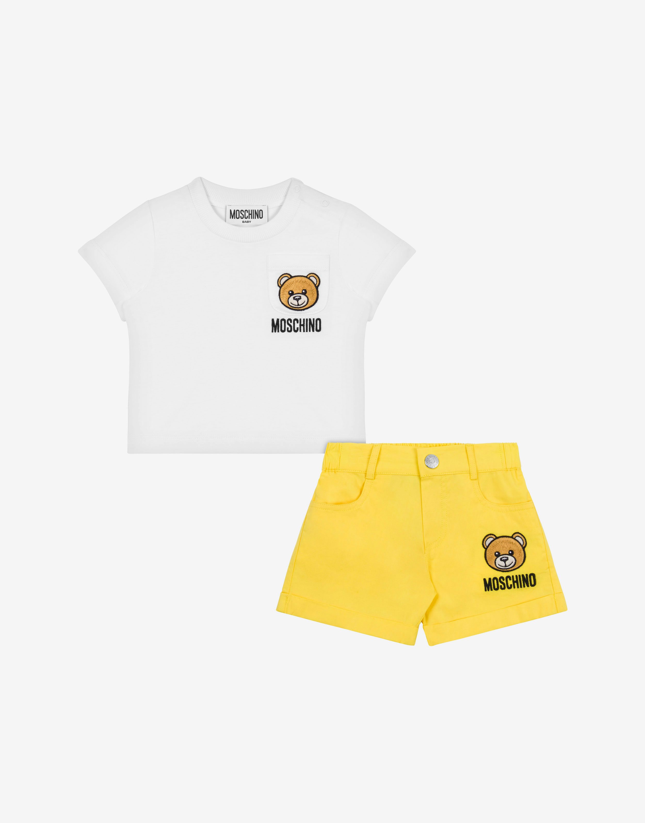 Set t-shirt und shorts teddy patch
