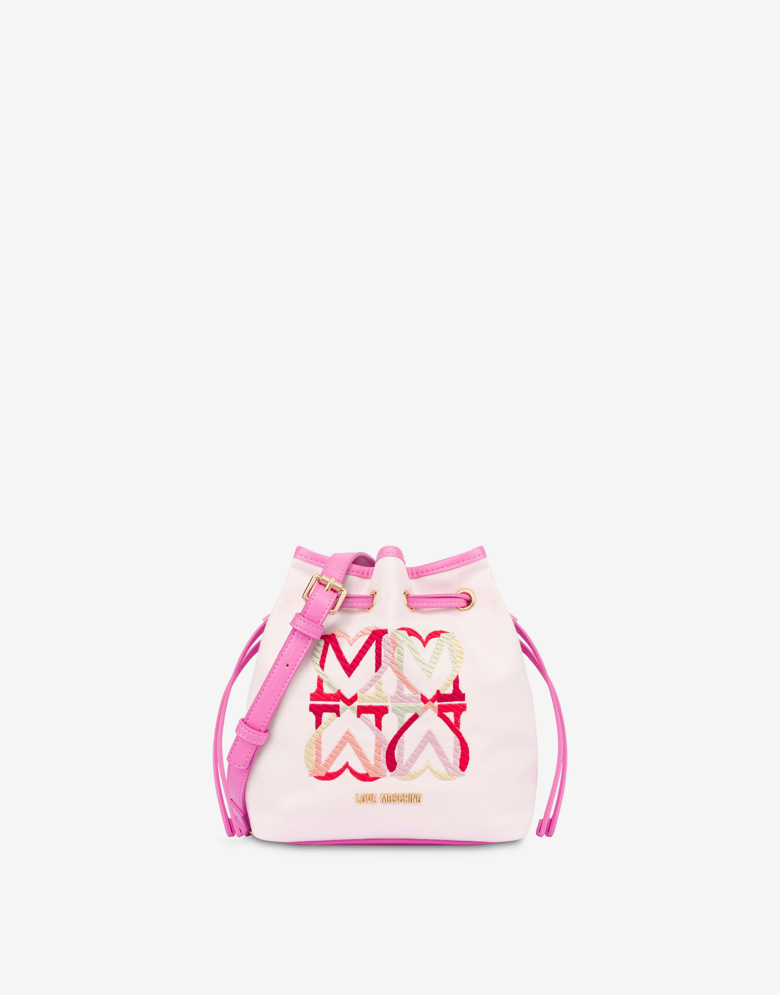 Sac Seau En Canvas Love Embroidery