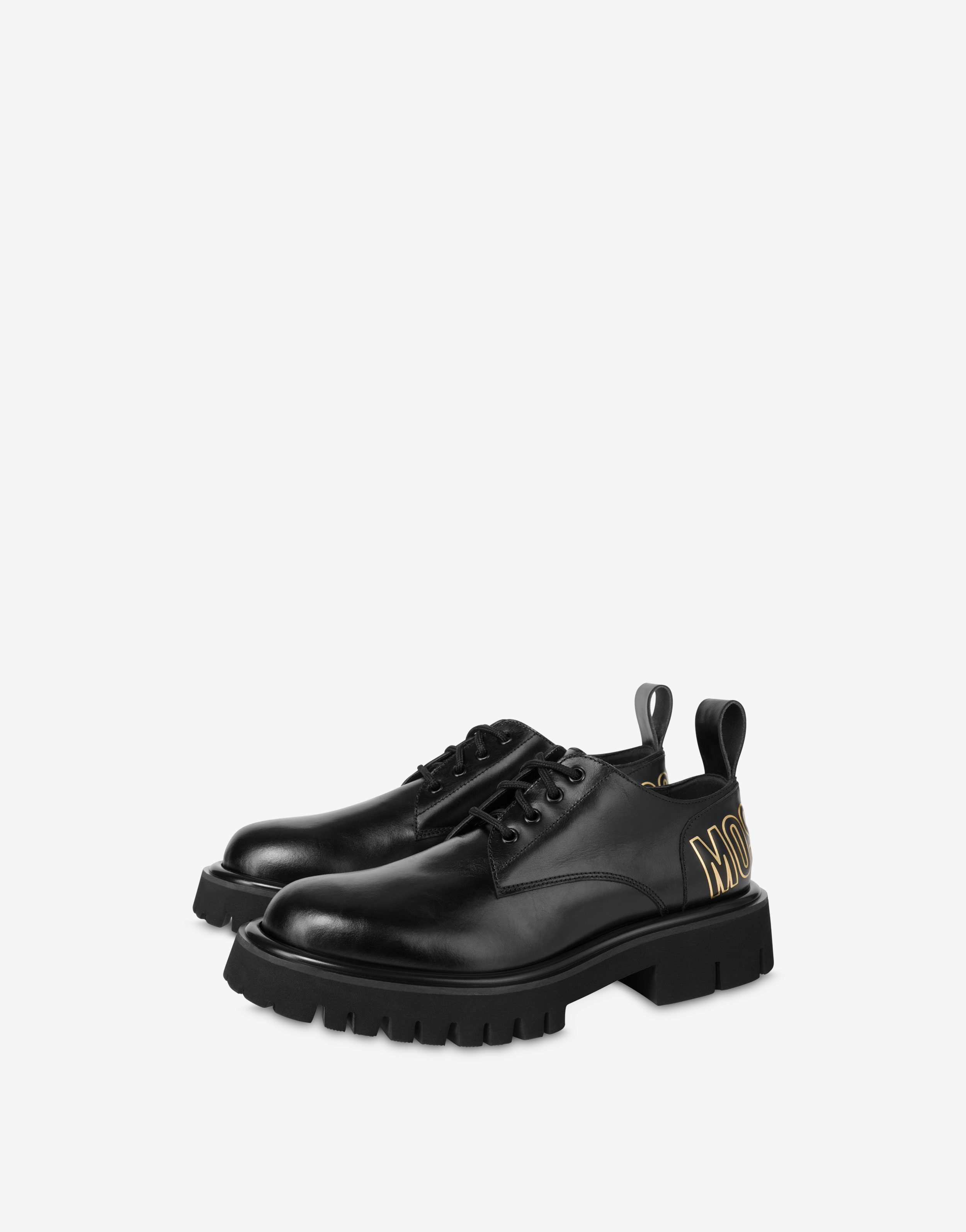 Combat Sole Calfskin Lace-up Shoe