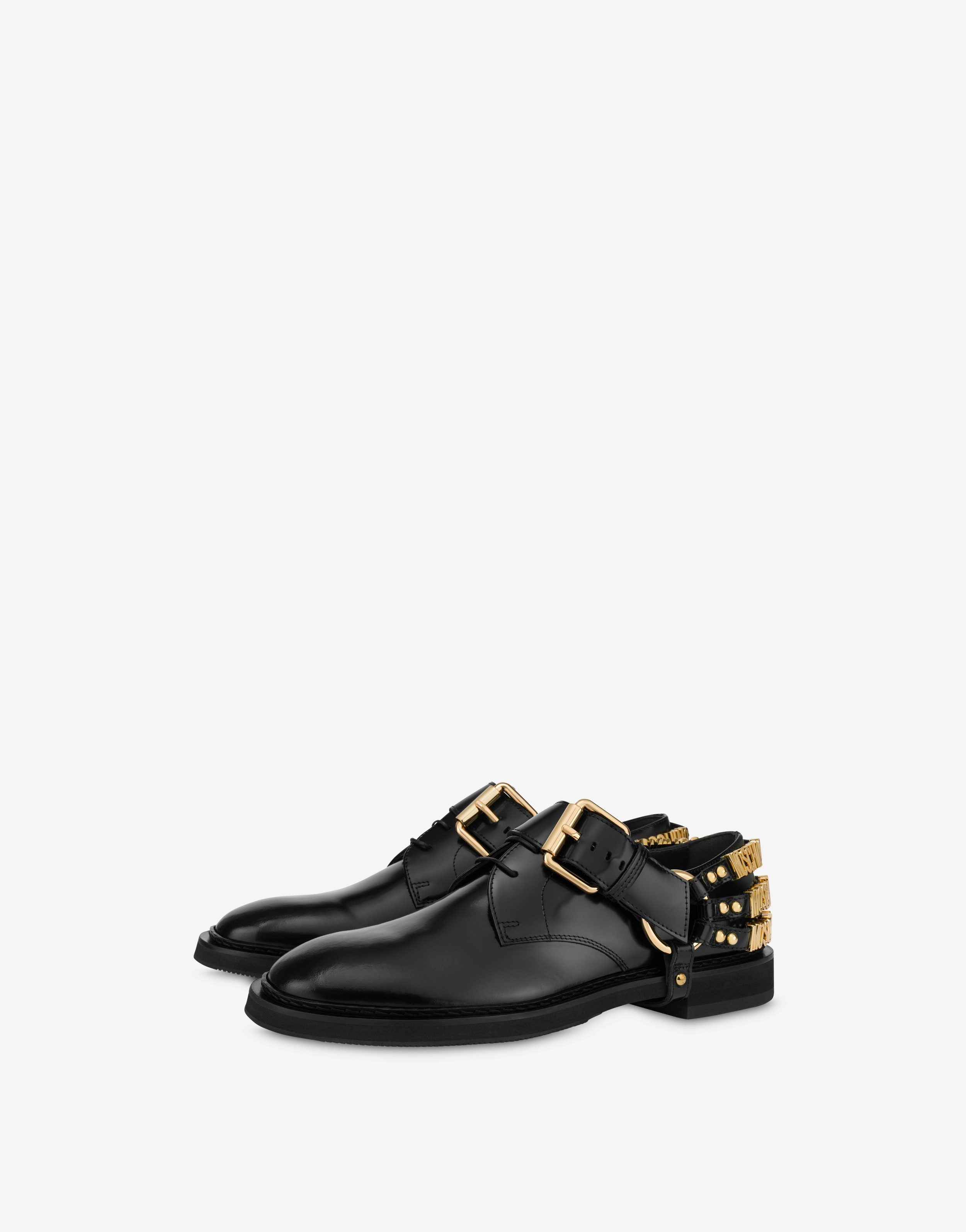Frye Mini Lettering Calfskin Derby Shoes