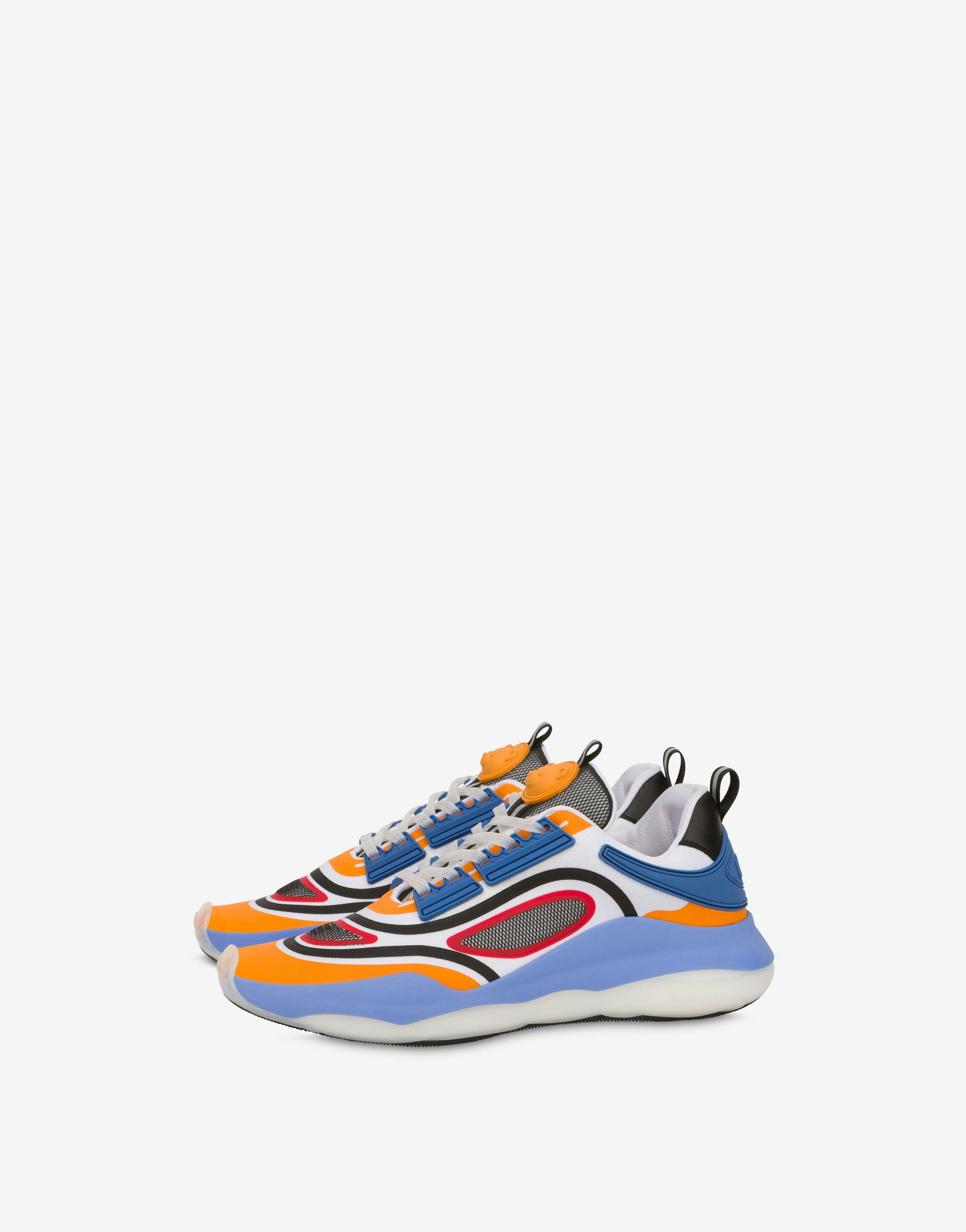 Teddy Run Stretch Jersey Sneakers