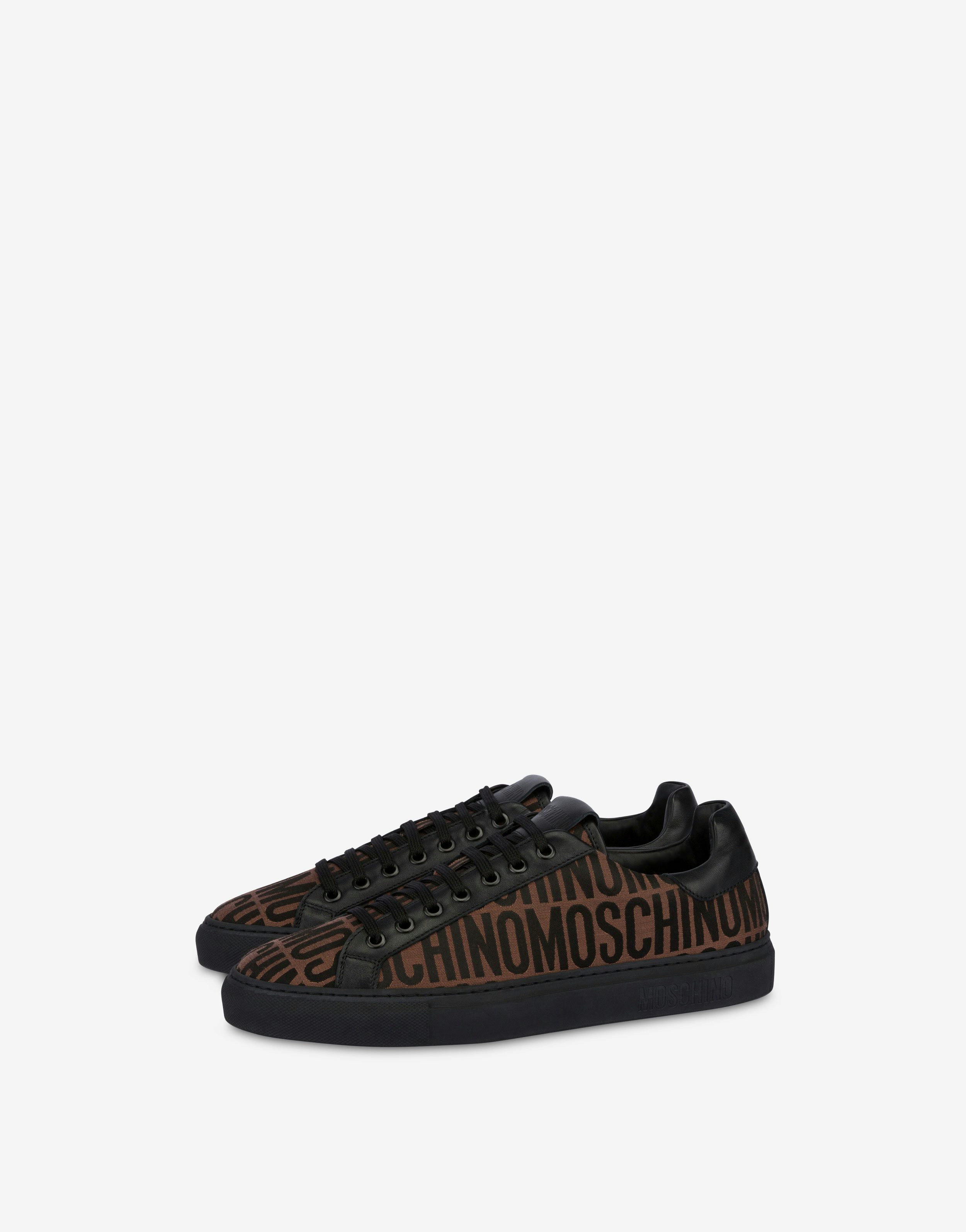 All-over Logo Nylon Sneakers