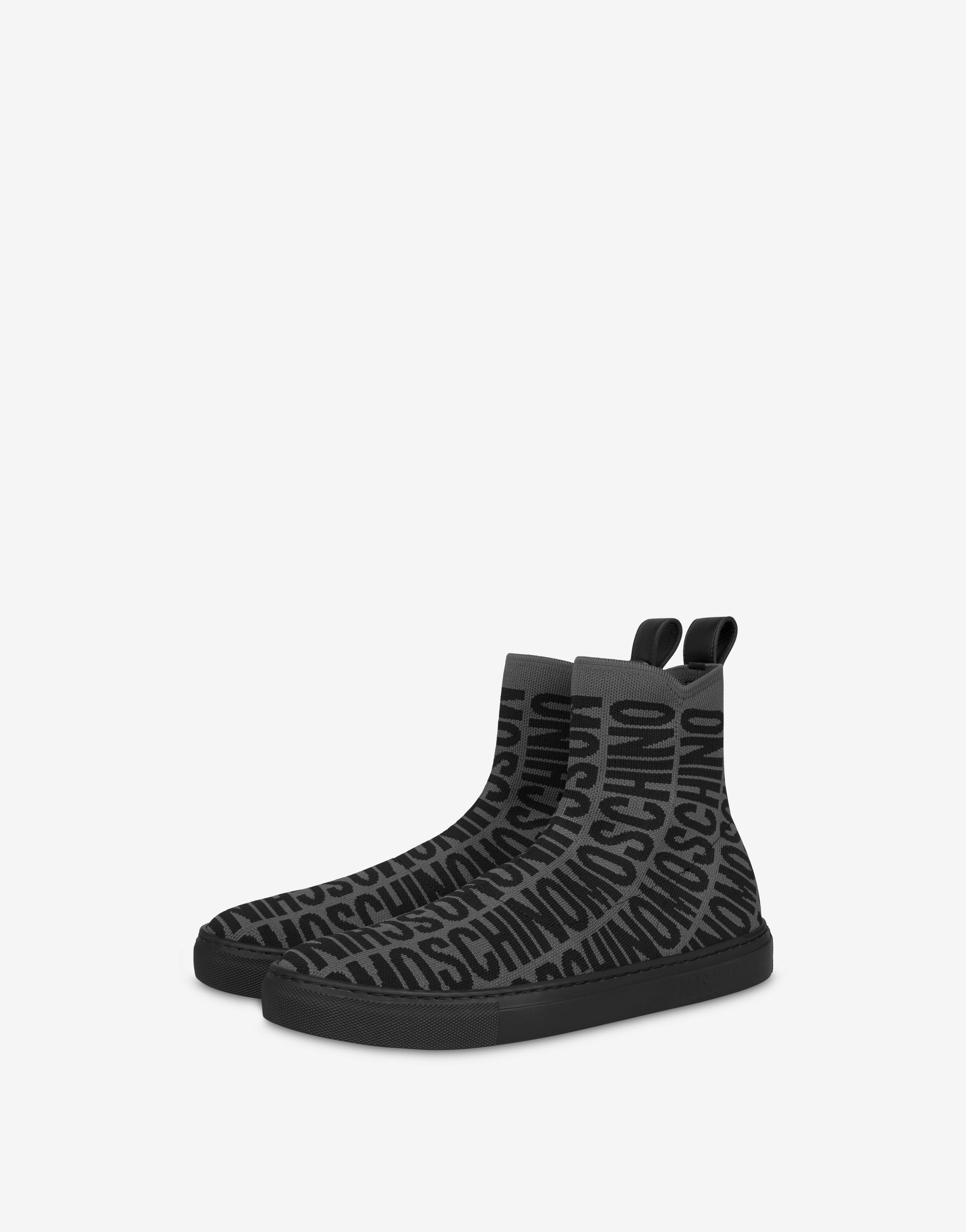 Allover Logo Sock Sneakers