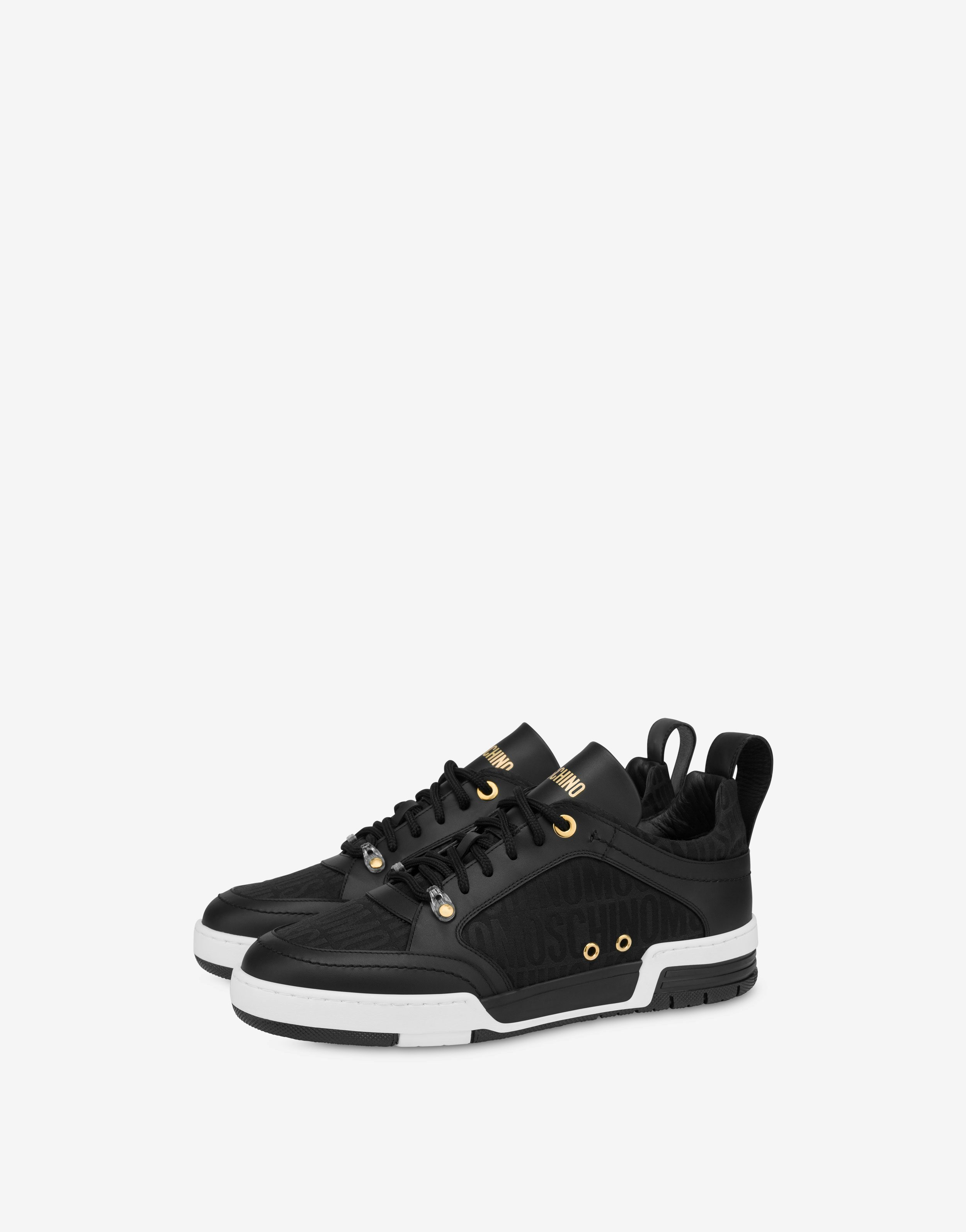 All-over Logo Nylon Sneakers