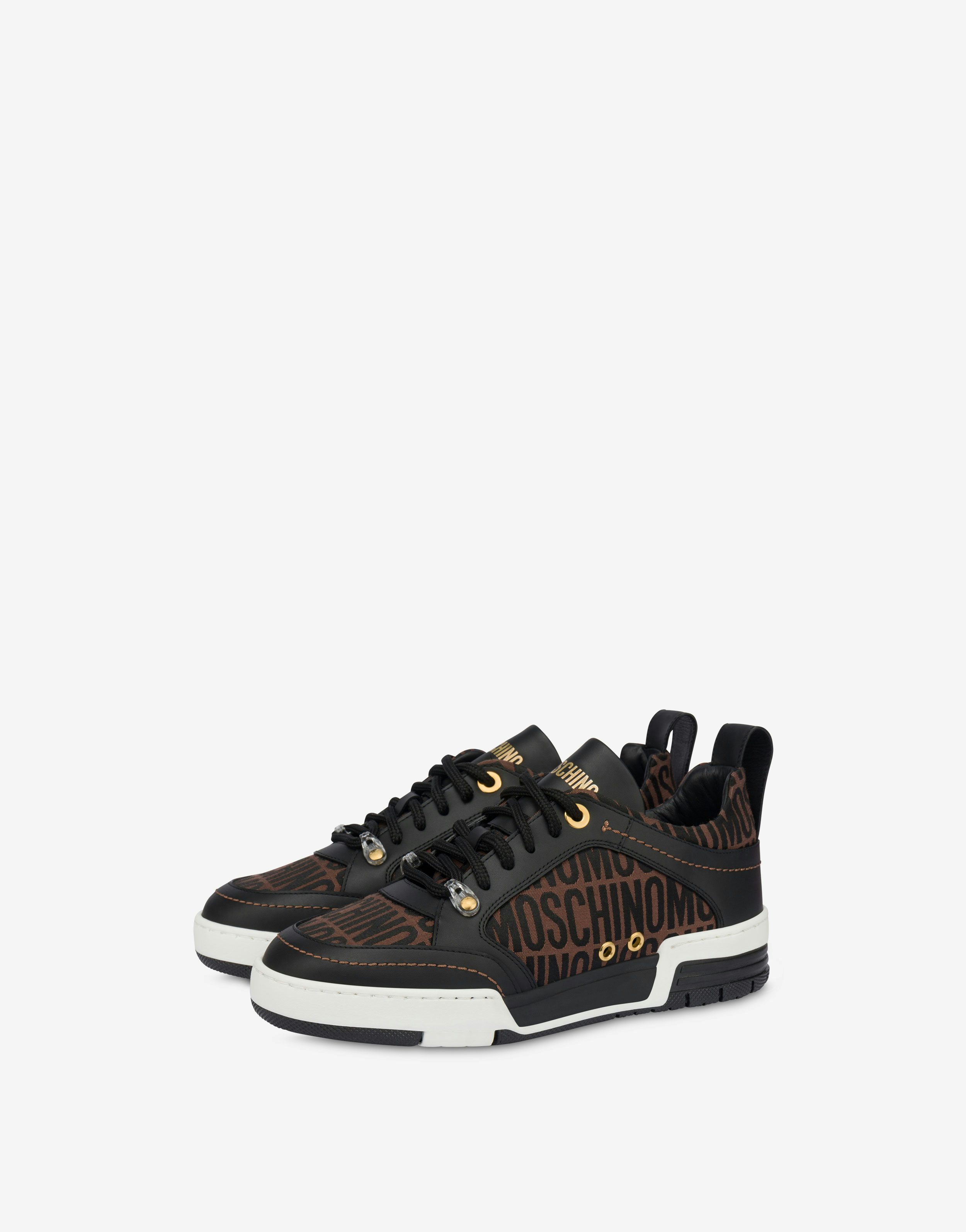 All-over Logo Nylon Sneakers
