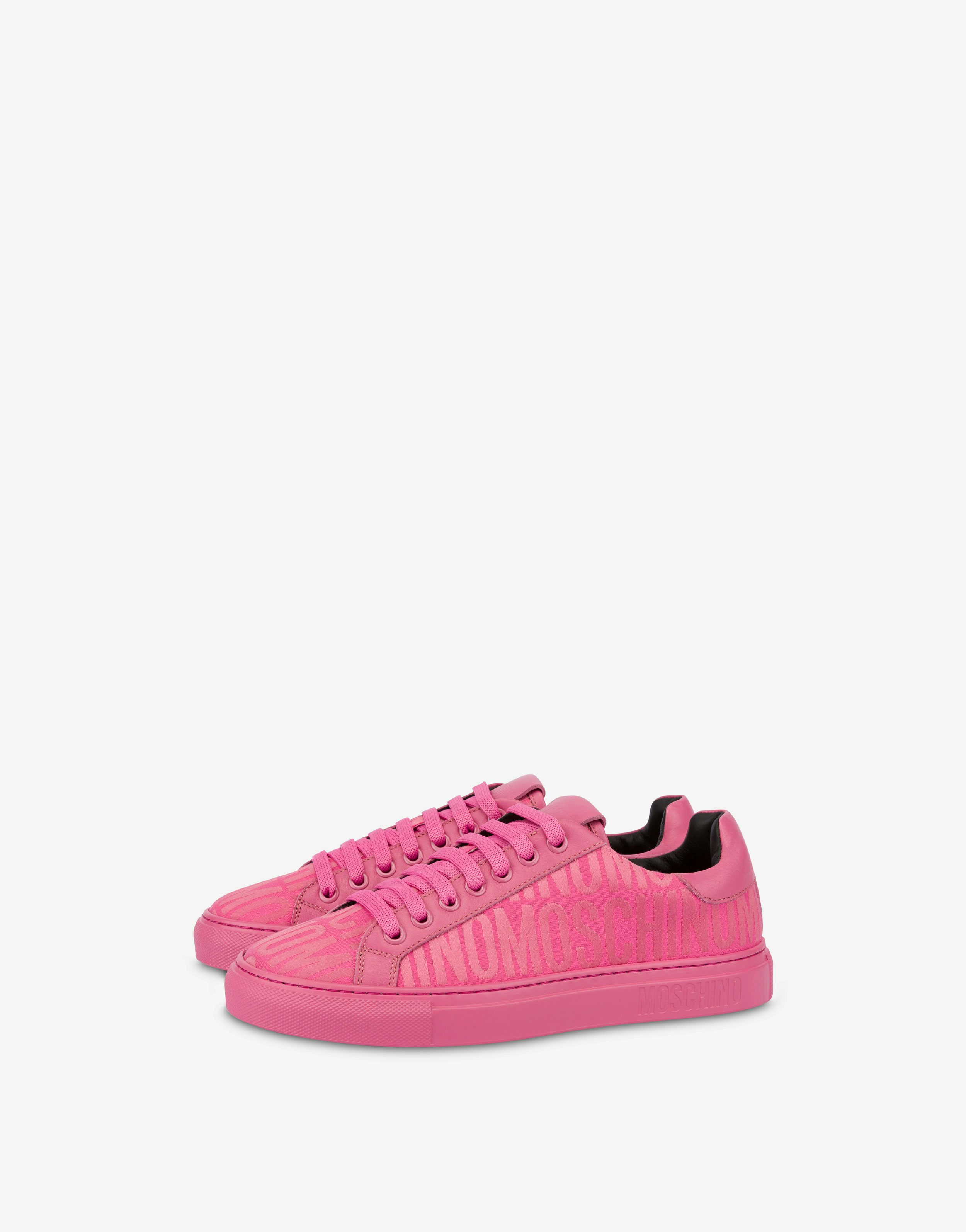 All-over Logo Nylon Sneakers