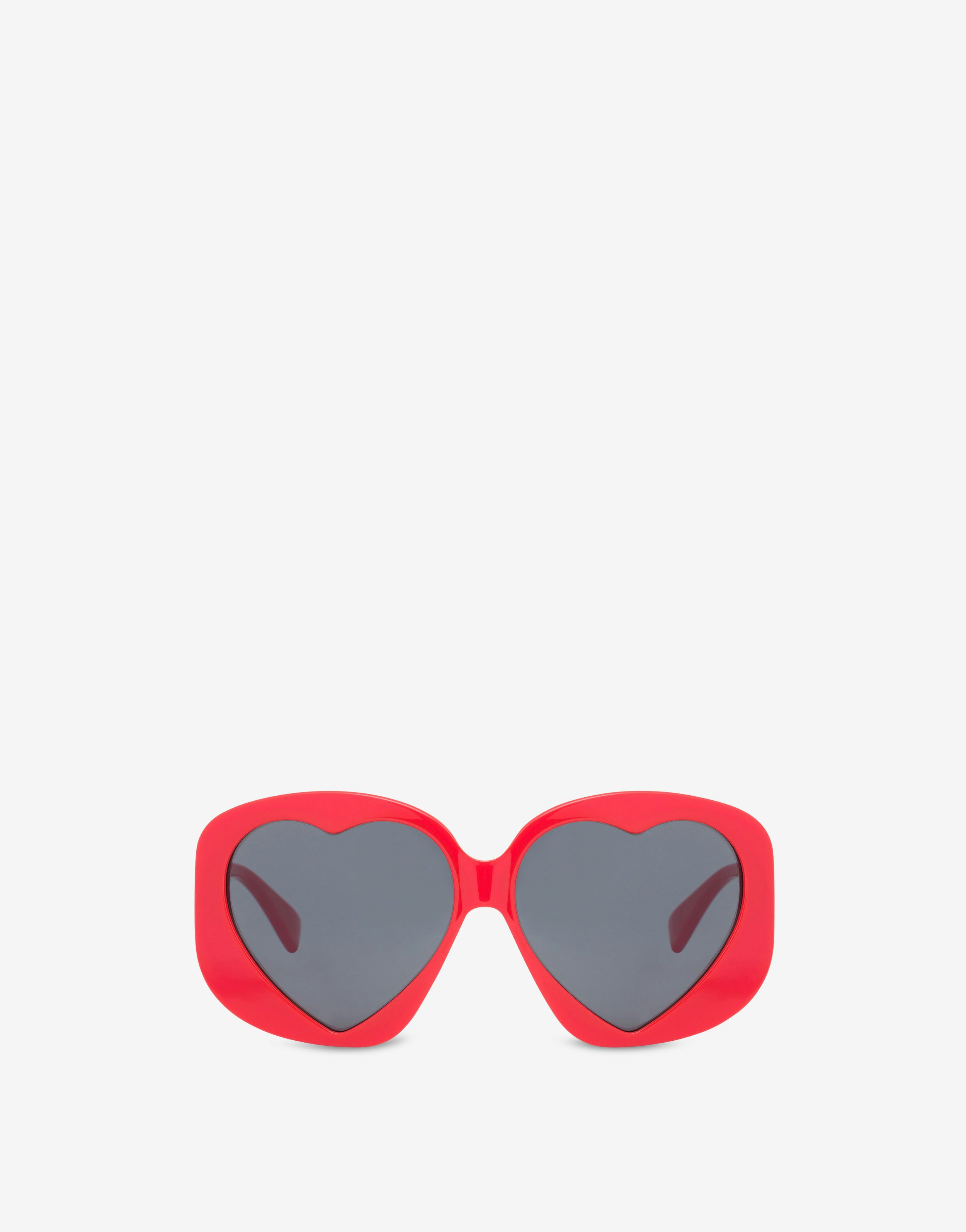 Heart Lenses Red Sunglasses